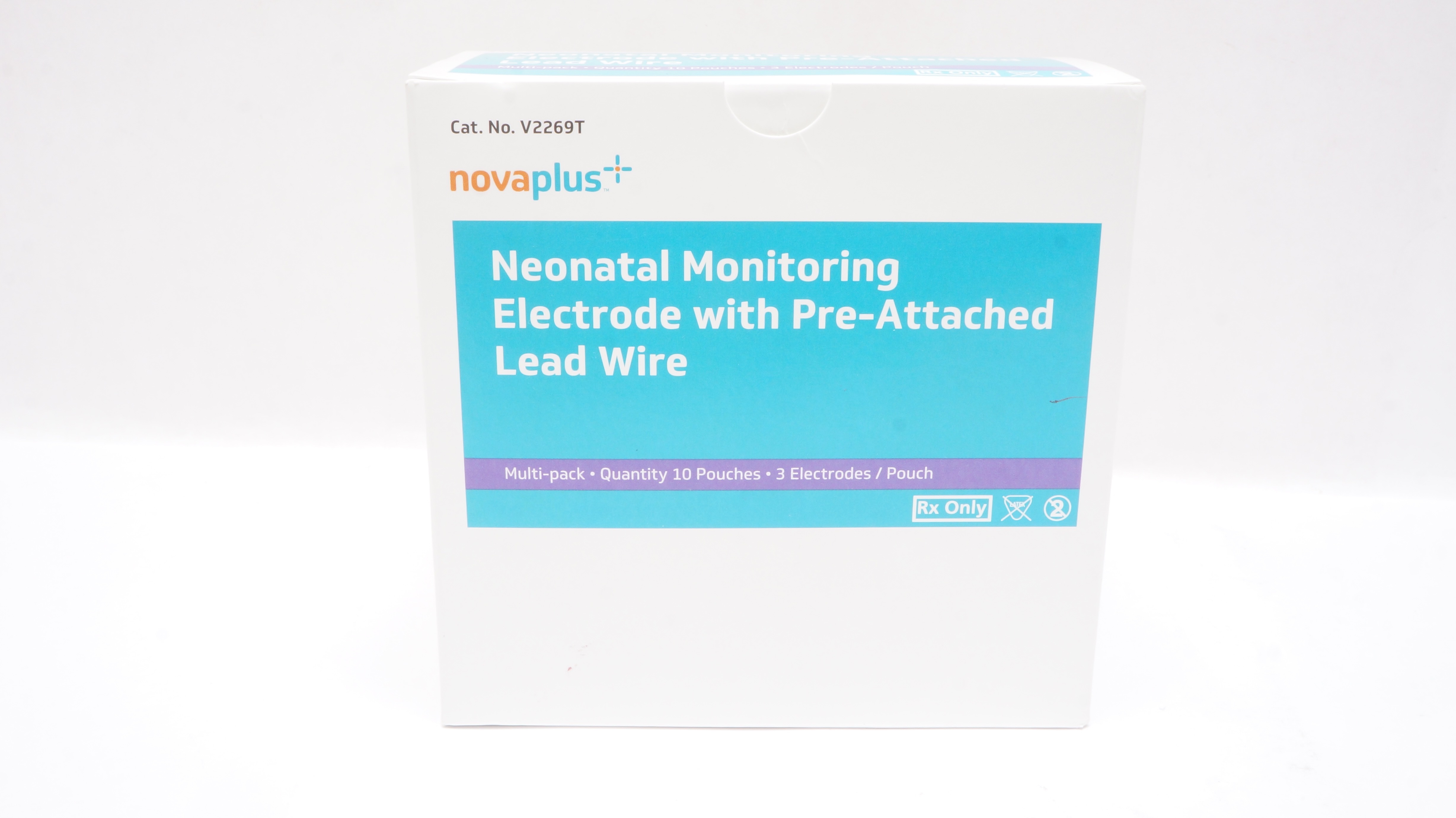 3M V2269T Novaplus Neonatal Monitoring Electrode With Lead Wire (x) - Box of 10