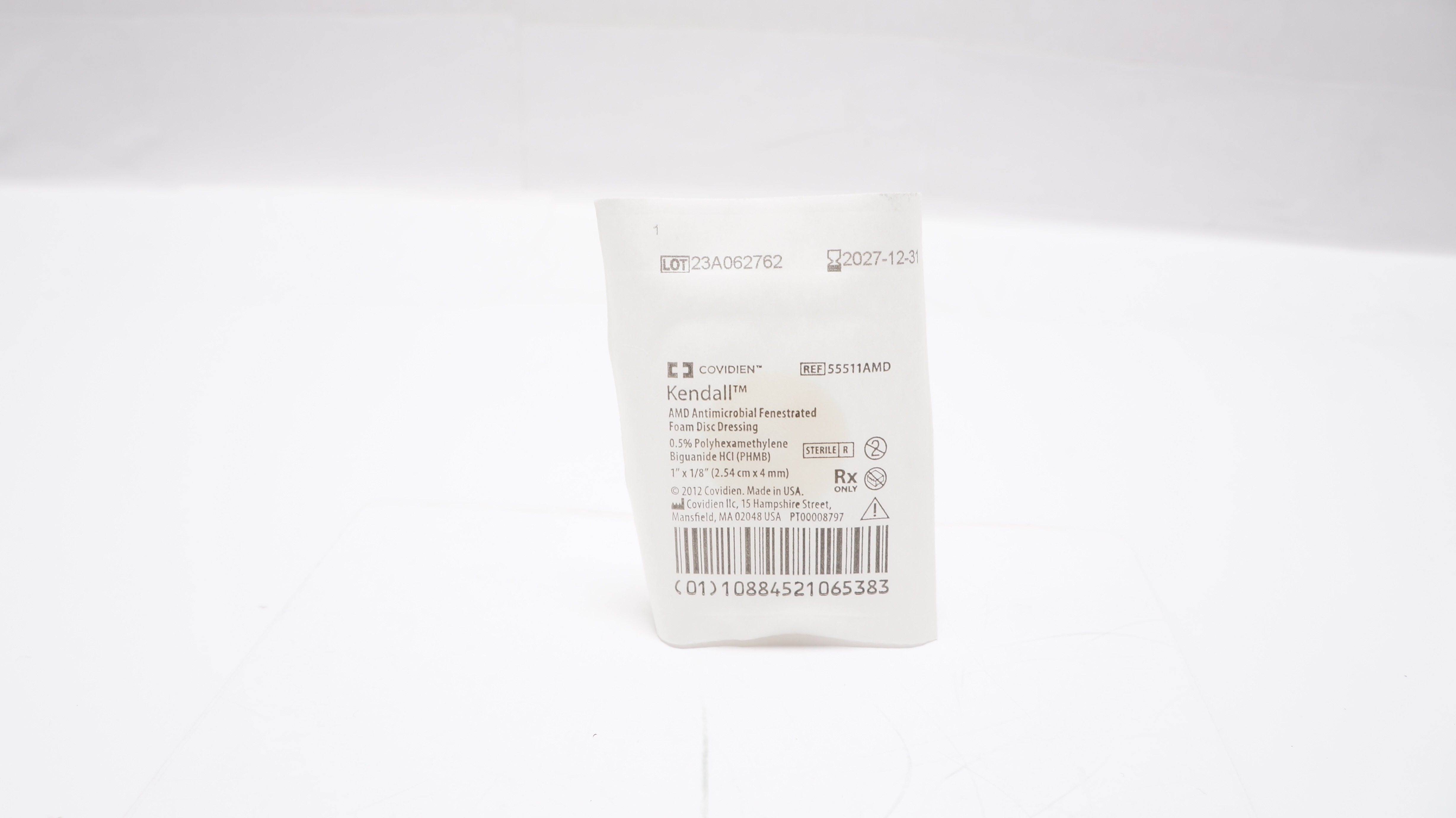 Amd Disc Dressing Covidien 55511AMD Kendall Foam Disc Dressing 1 x 1/8inch