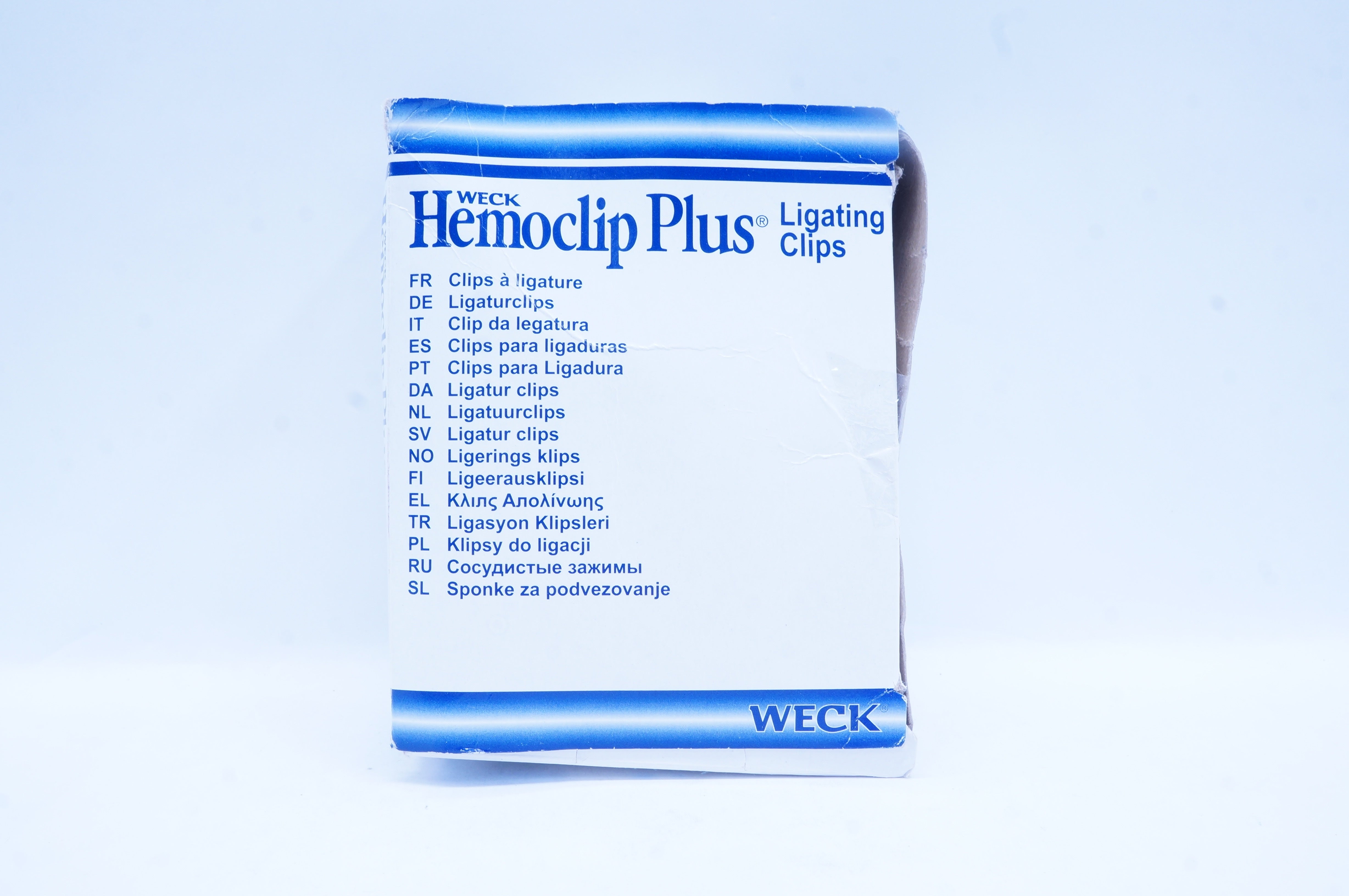 Teleflex 533802 Weck Hemoclip Plus Titanium Ligating Clips - Box of 10
