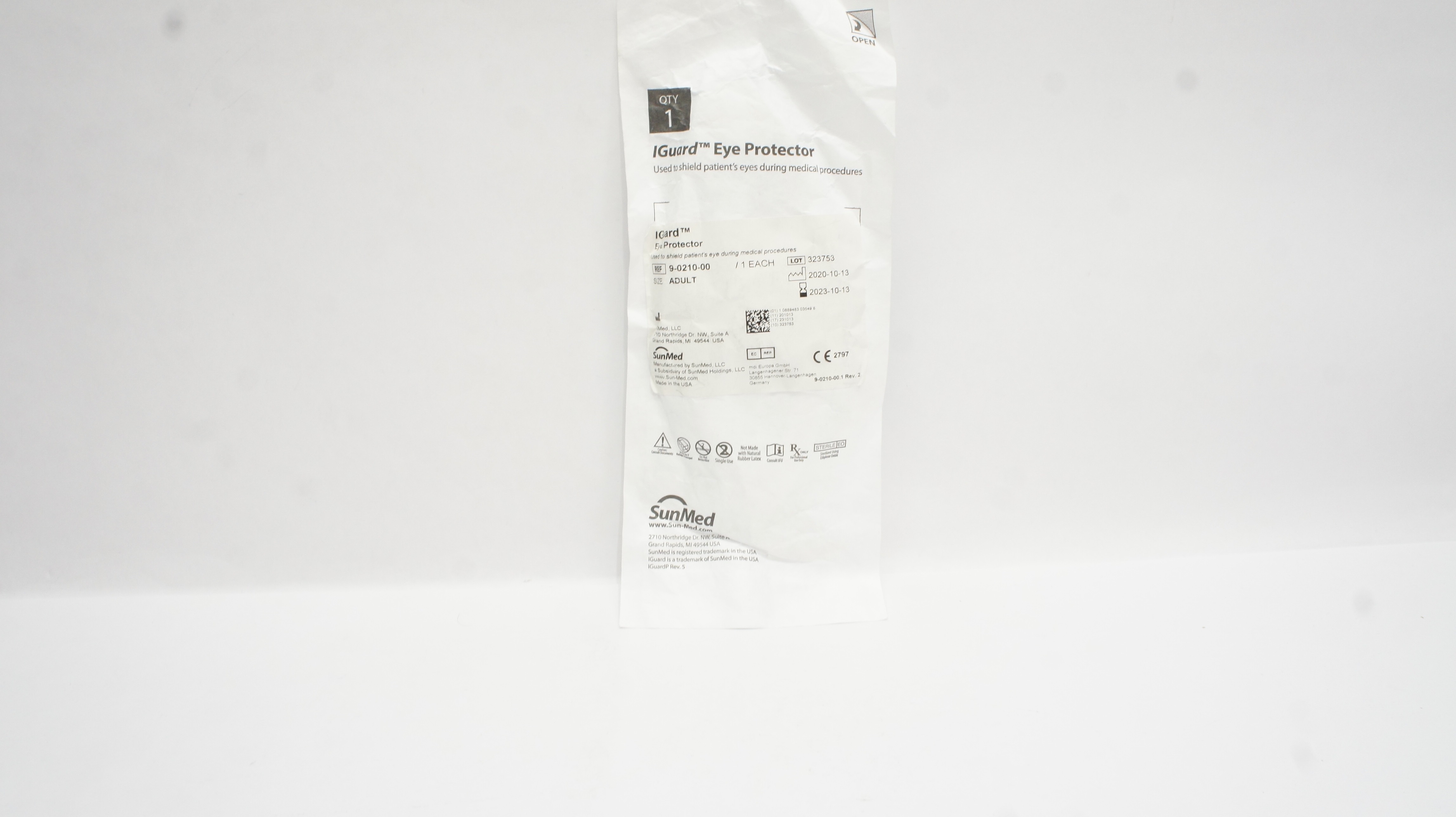 SunMed 9-0210-00 IGuard Eye Protector, Adult (x)