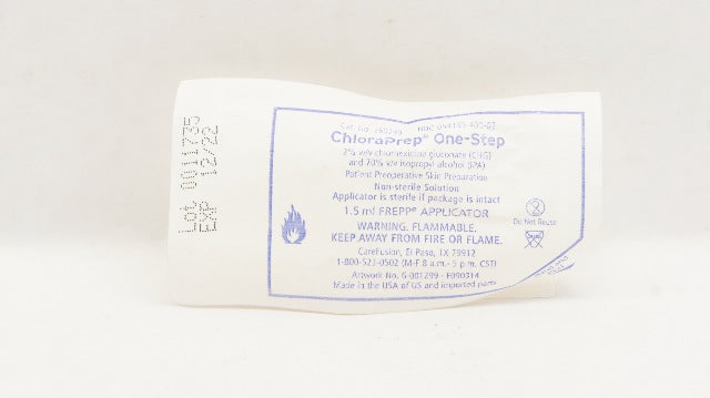 CareFusion 260299 ChloraPrep One-Step,  FREPP Applicator 1.5ml