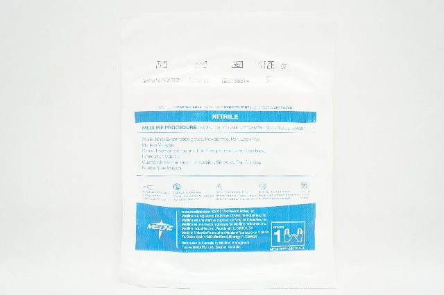 Medline MDS198314 Nitrile Exam Gloves, Small