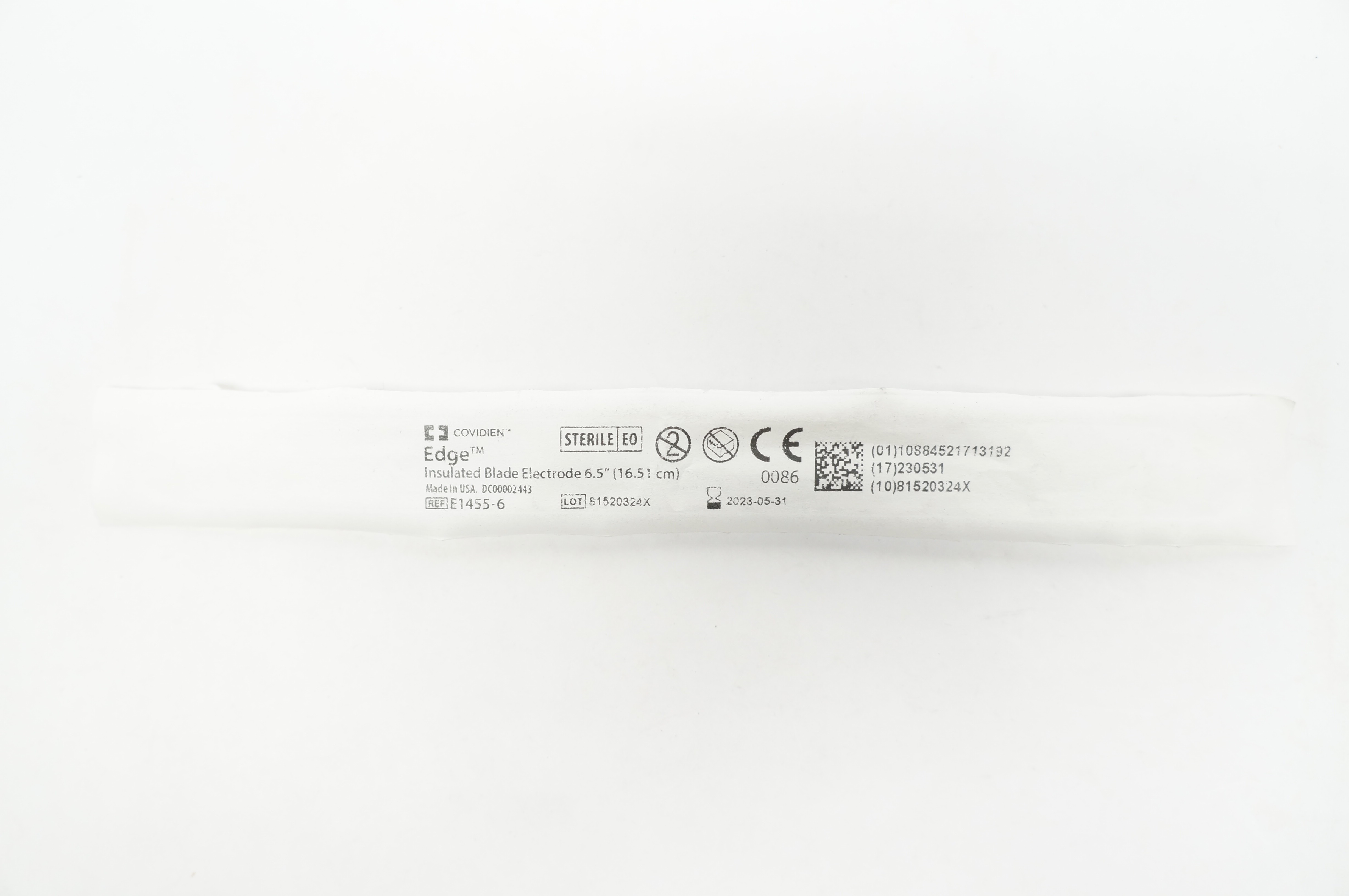 Covidien E1455-6 Edge Insulated Blade Electrode 6.5inch