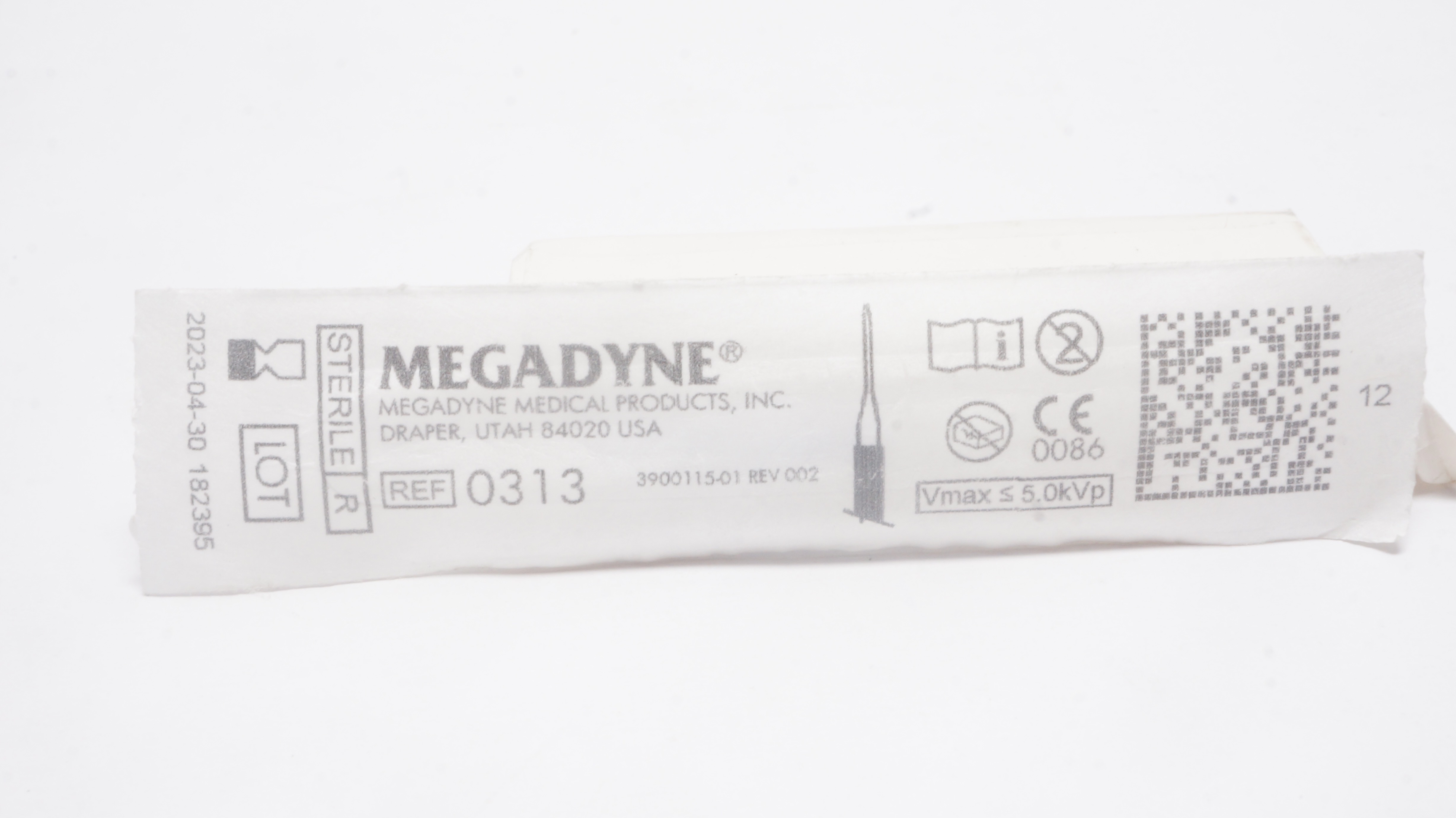 Megadyne 0313 Stainless Steel Ndle Electrode 2.75inch Vmax≤5.0kVp (x)
