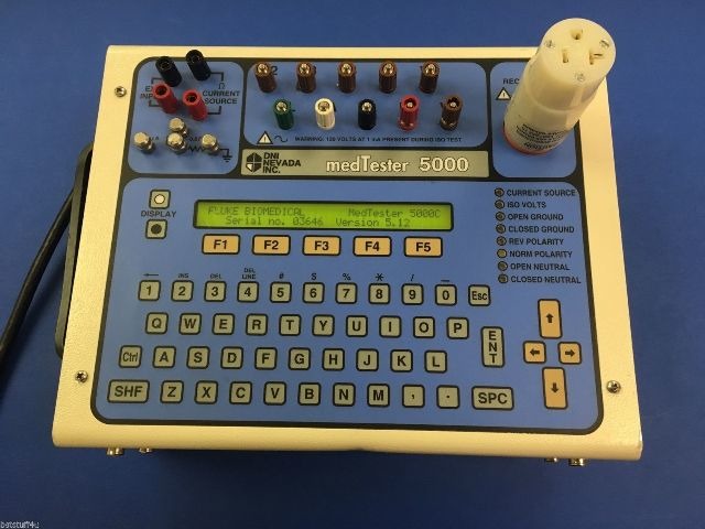 Fluke Dynatech MedTester 5000 - Analizzatore Sicurezza Elettrica Biomedico (Usato) - Foto 1