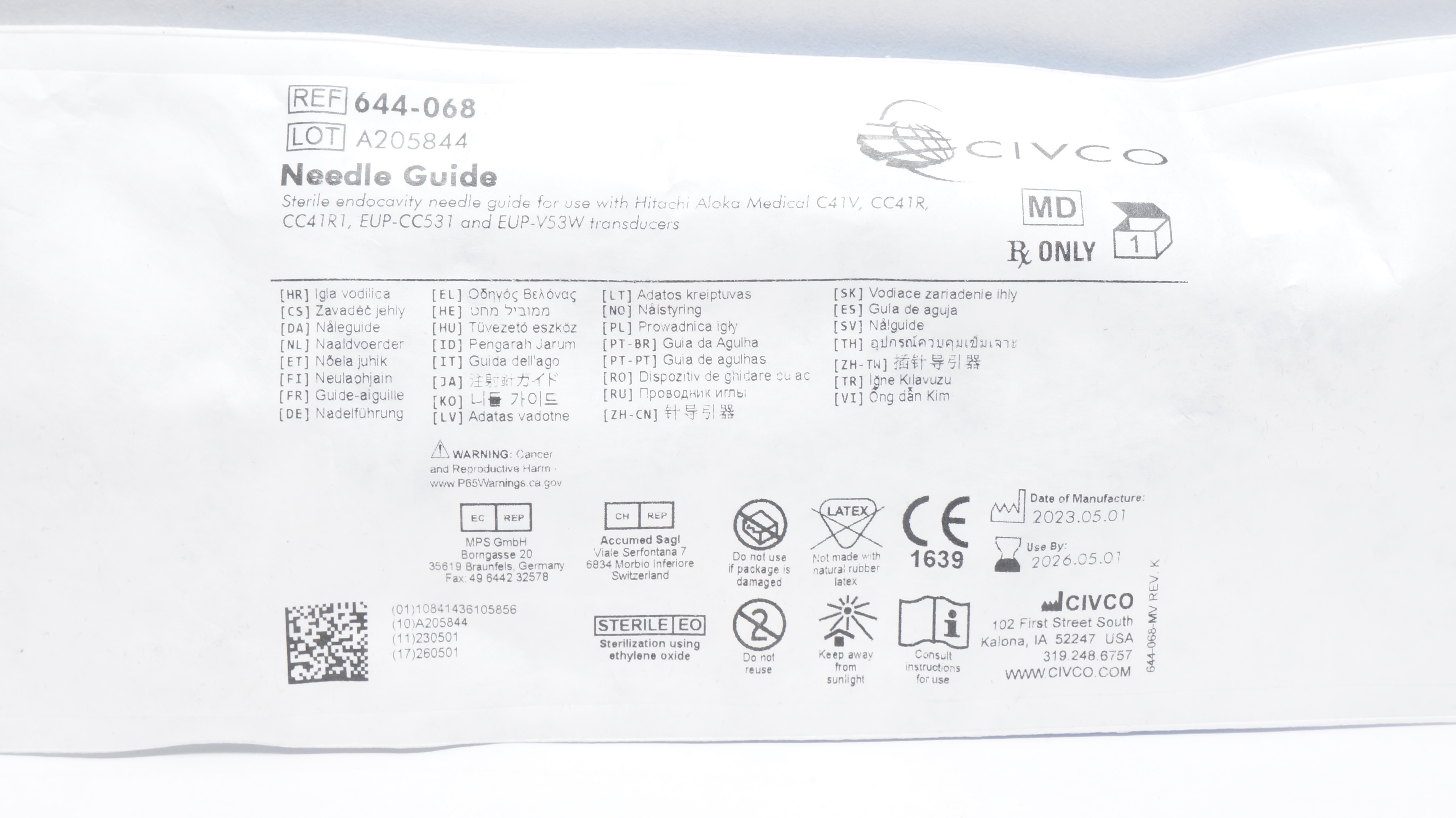 Civco 644068 Ndle Guide