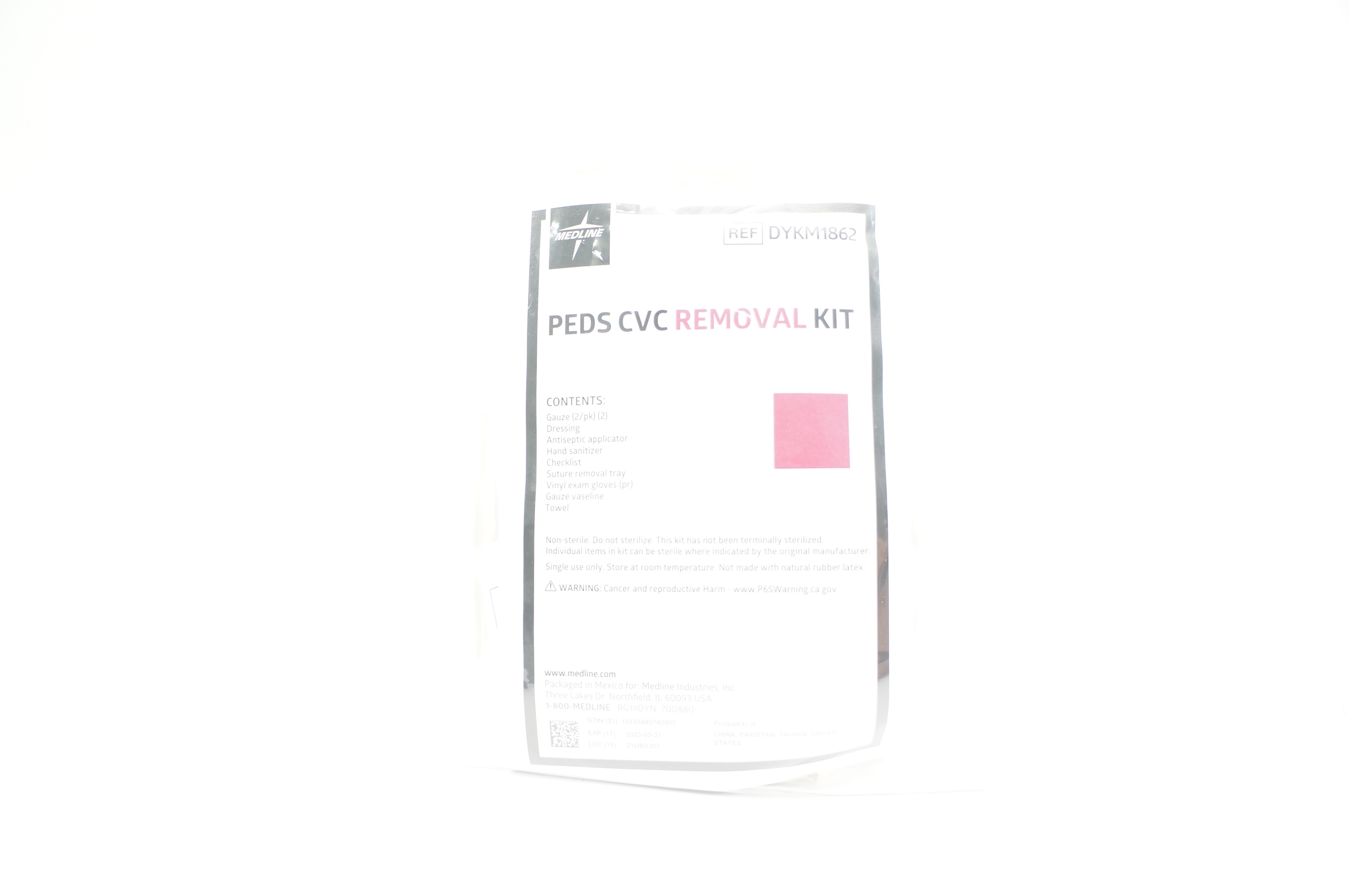 Medline DYKM1862 Peds CVC Removal Kit (x)