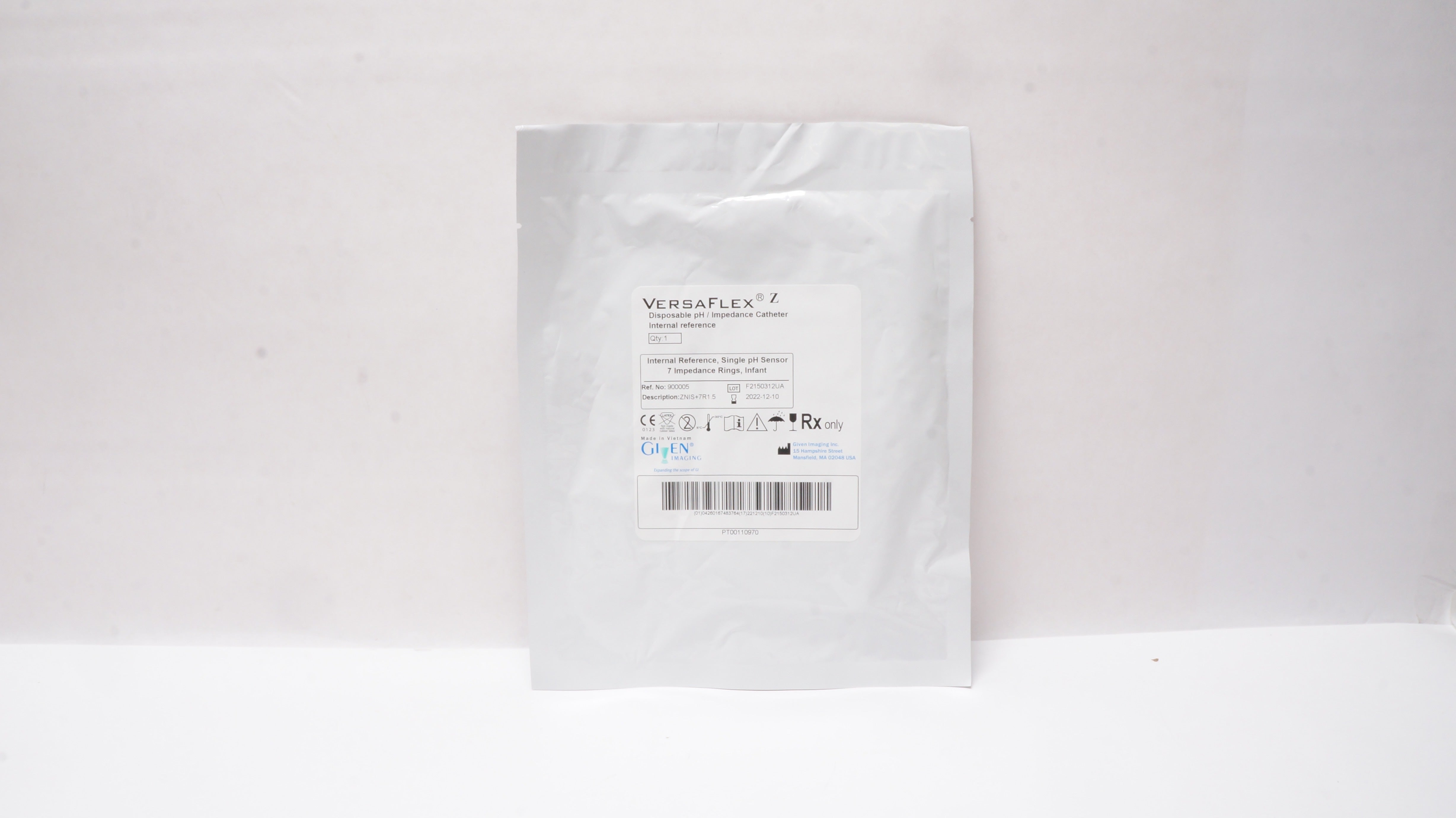 VersaFlex Z 900005 Given Imaging Disposable pH/Impedance Cath. (x)