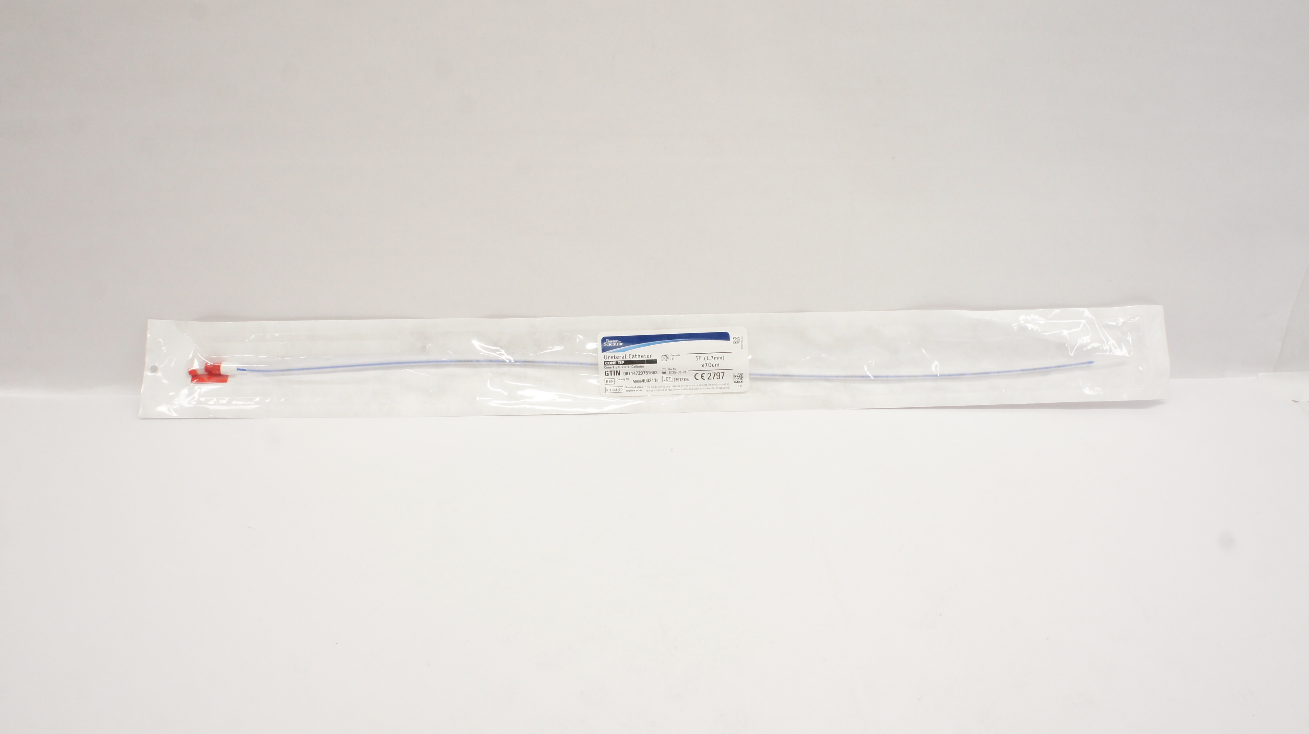 Boston Scientific 400211 Ureteral Cath. Cone Tip 5F x 70cm