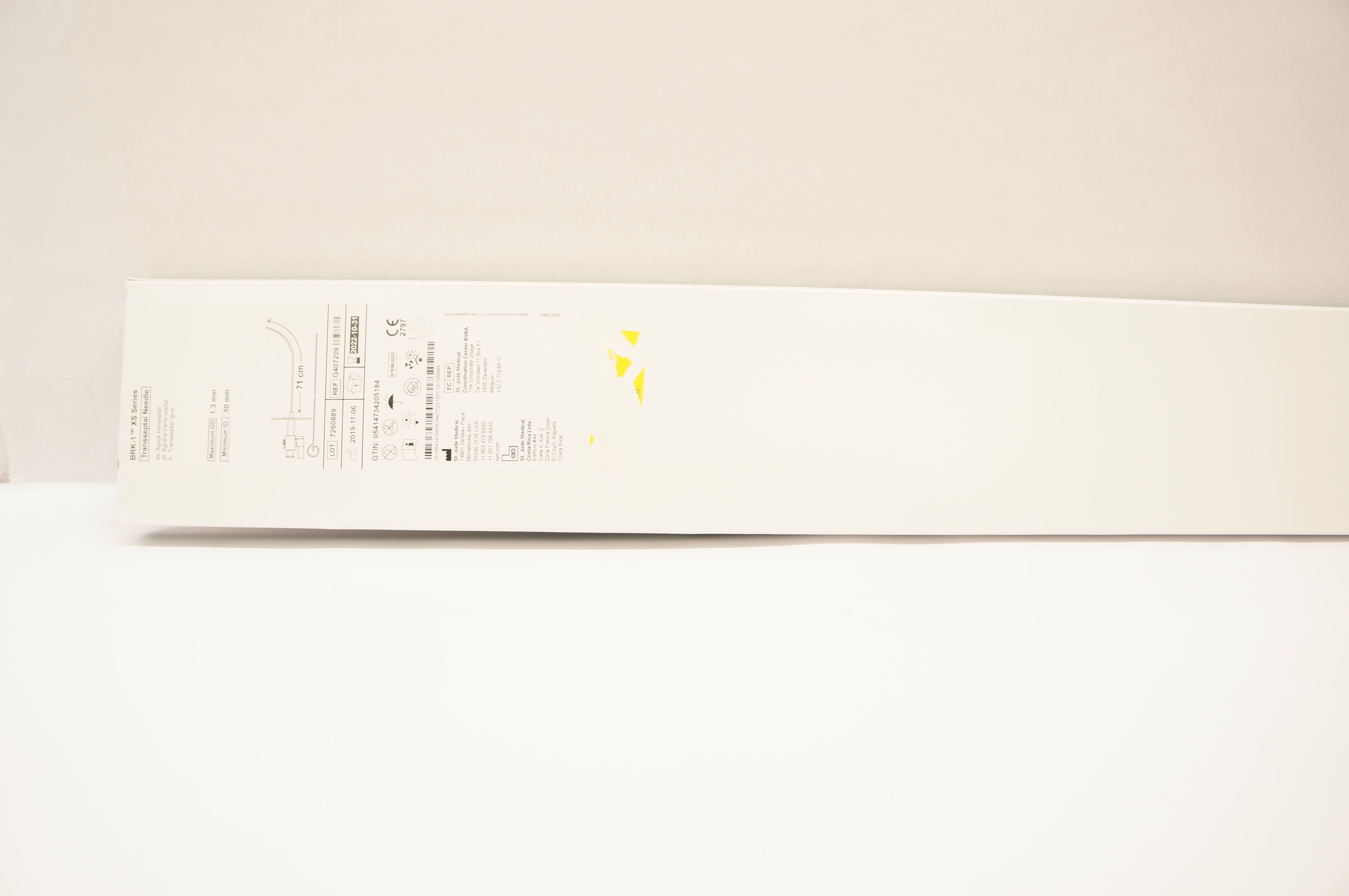 St. Jude Medical G407209 BRK-1 XS Series Transseptal Needle 71cm (x)