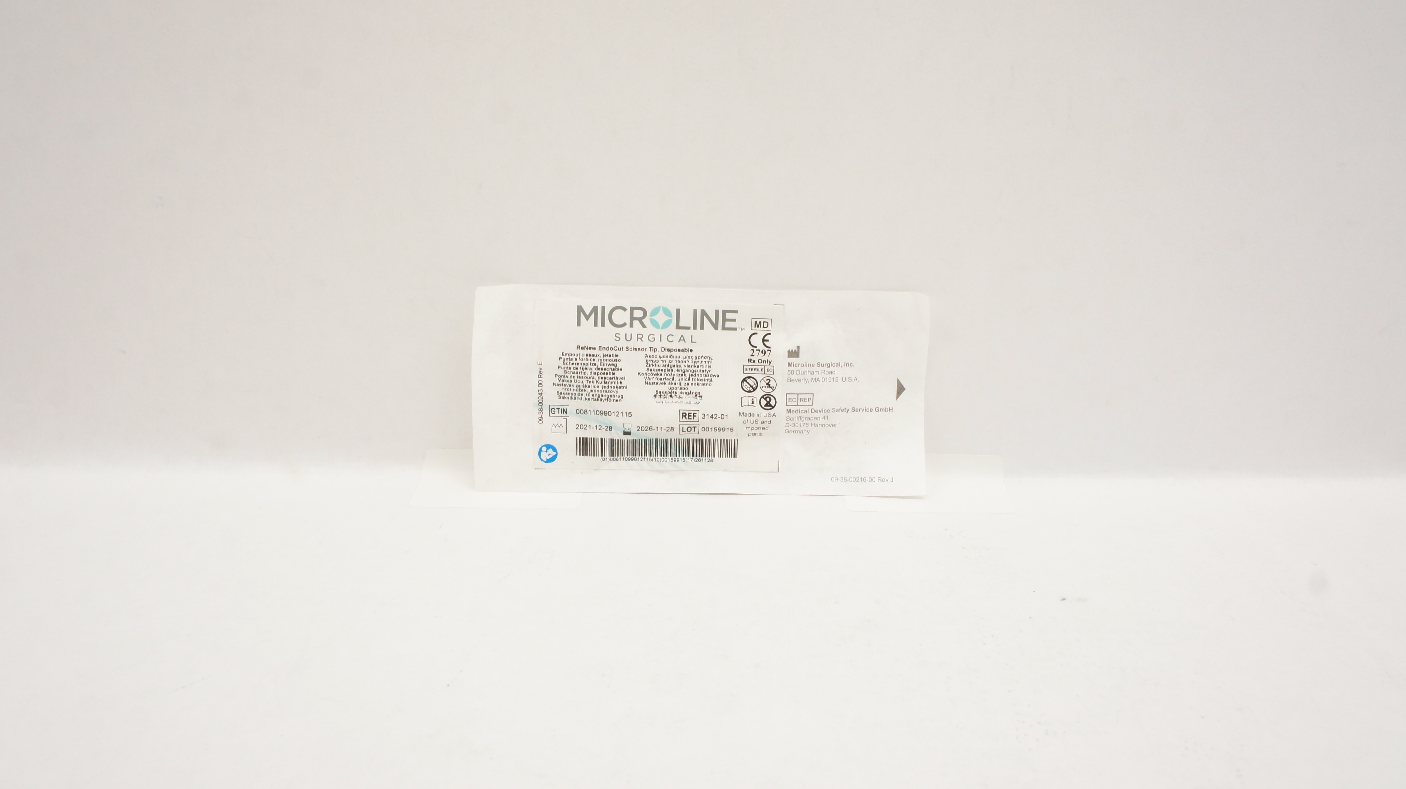 Microline Surgical 3142-01 ReNew EndoCut Scissor Tip Disposable