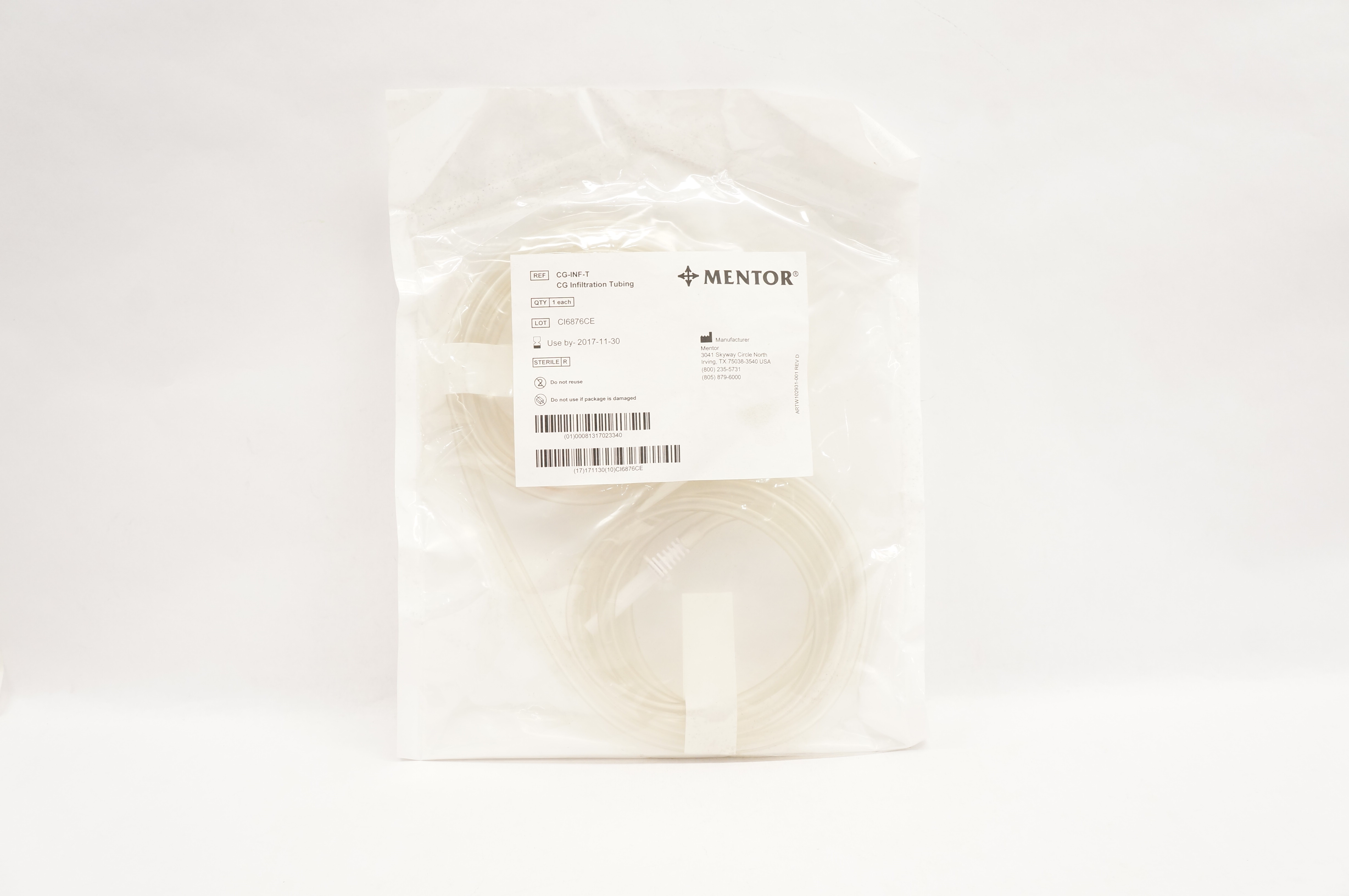 Mentor CG-INF-T CG Infiltration Tubing (x)