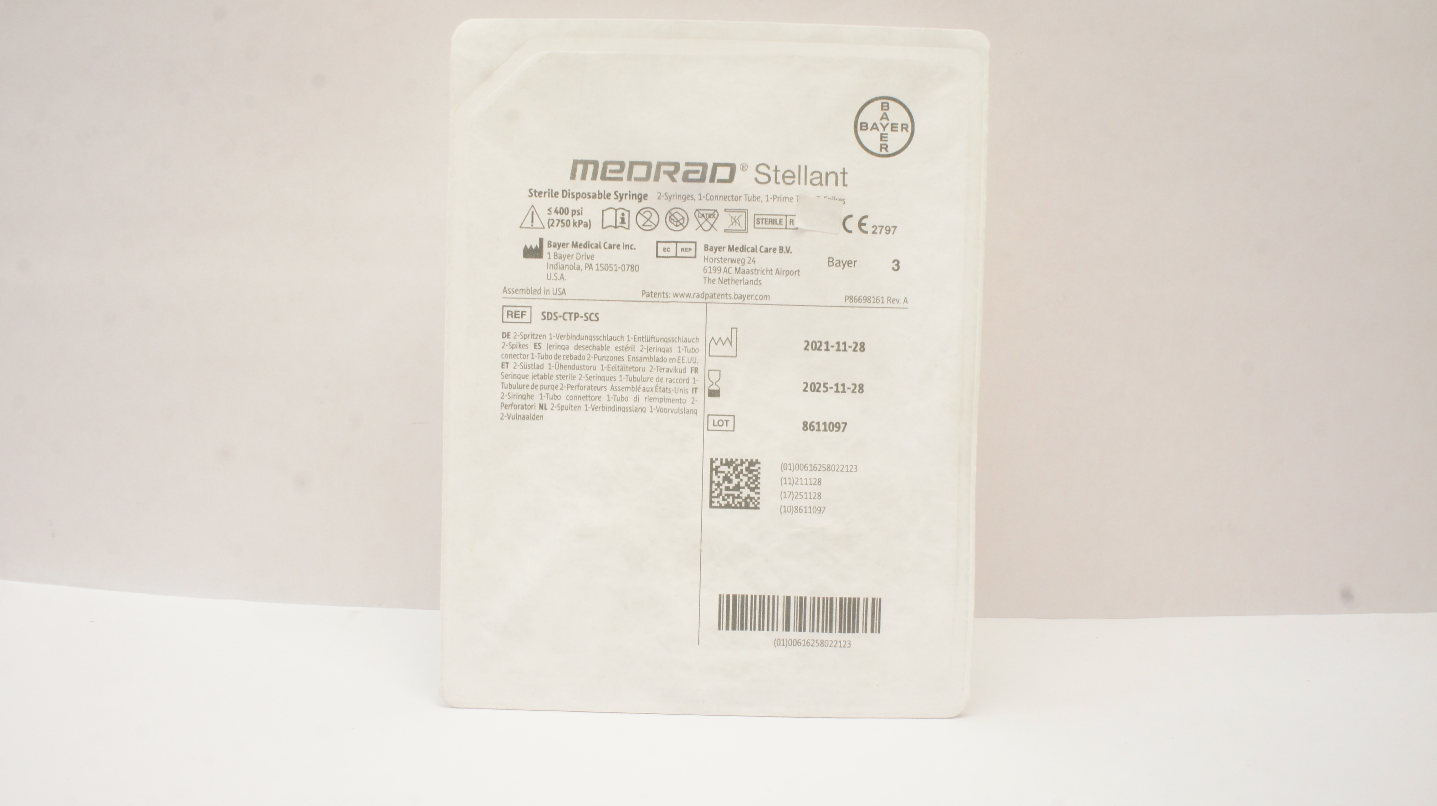 CT Front Load Syringe Kits by Medrad | Industries, Inc CT Front Load Syringe Kits by Medrad | Industries, Inc