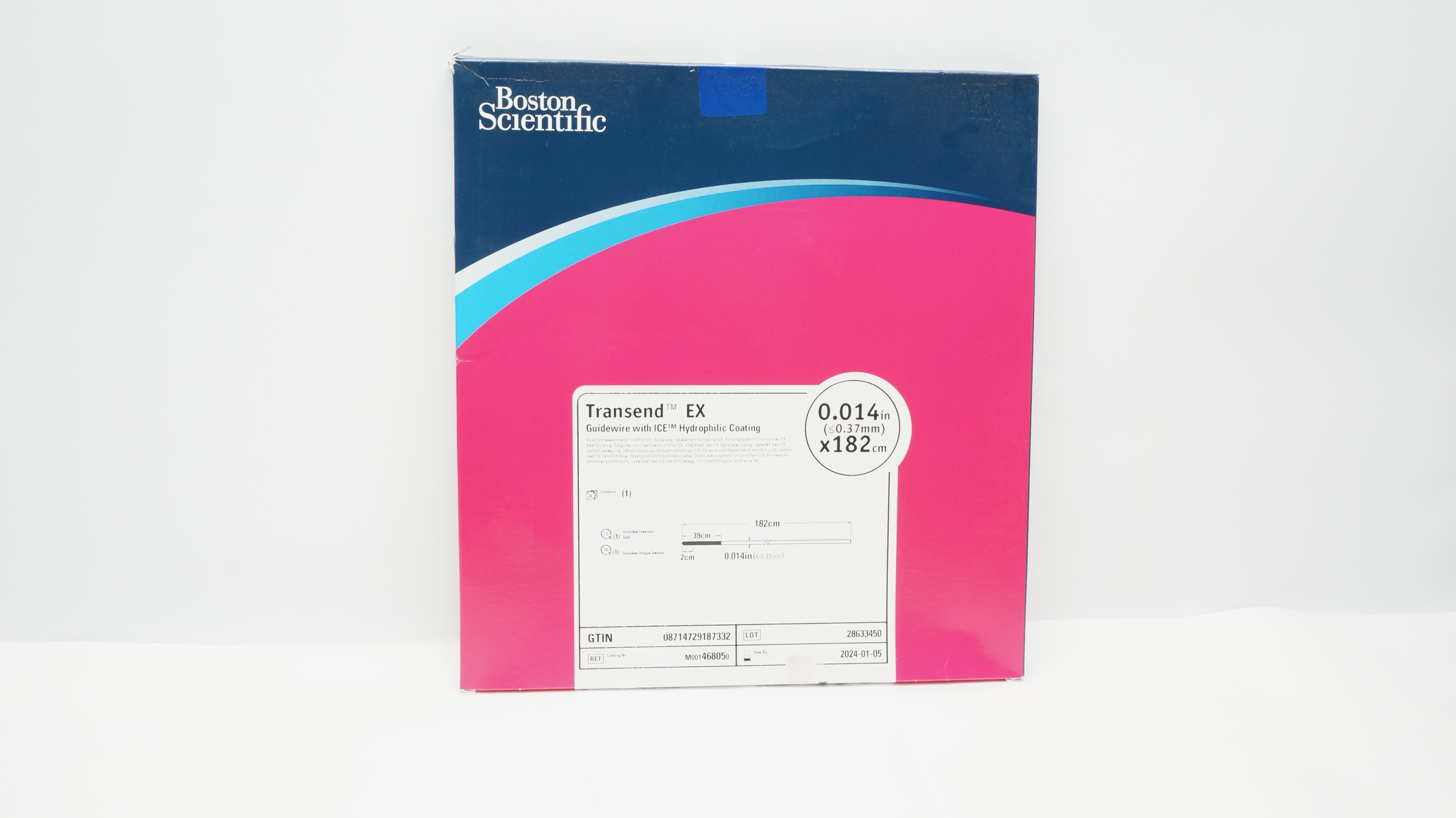 Boston Scientific M001468050 Transend EX Guidewire 0.014inch x 182cm (x)