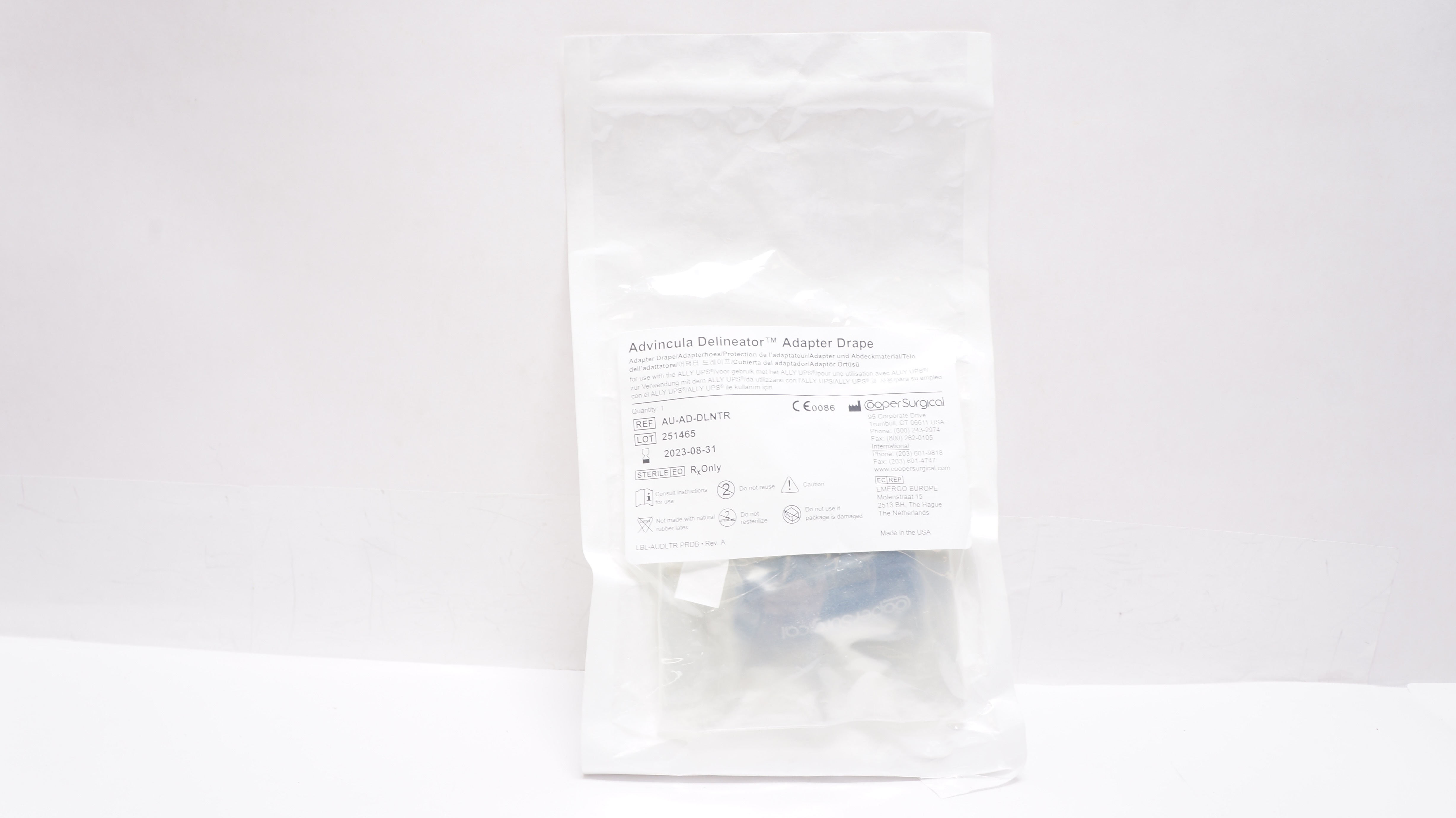 Cooper Surgical AU-AD-DLNTR Advincula Delineator Adapter Drape (x)
