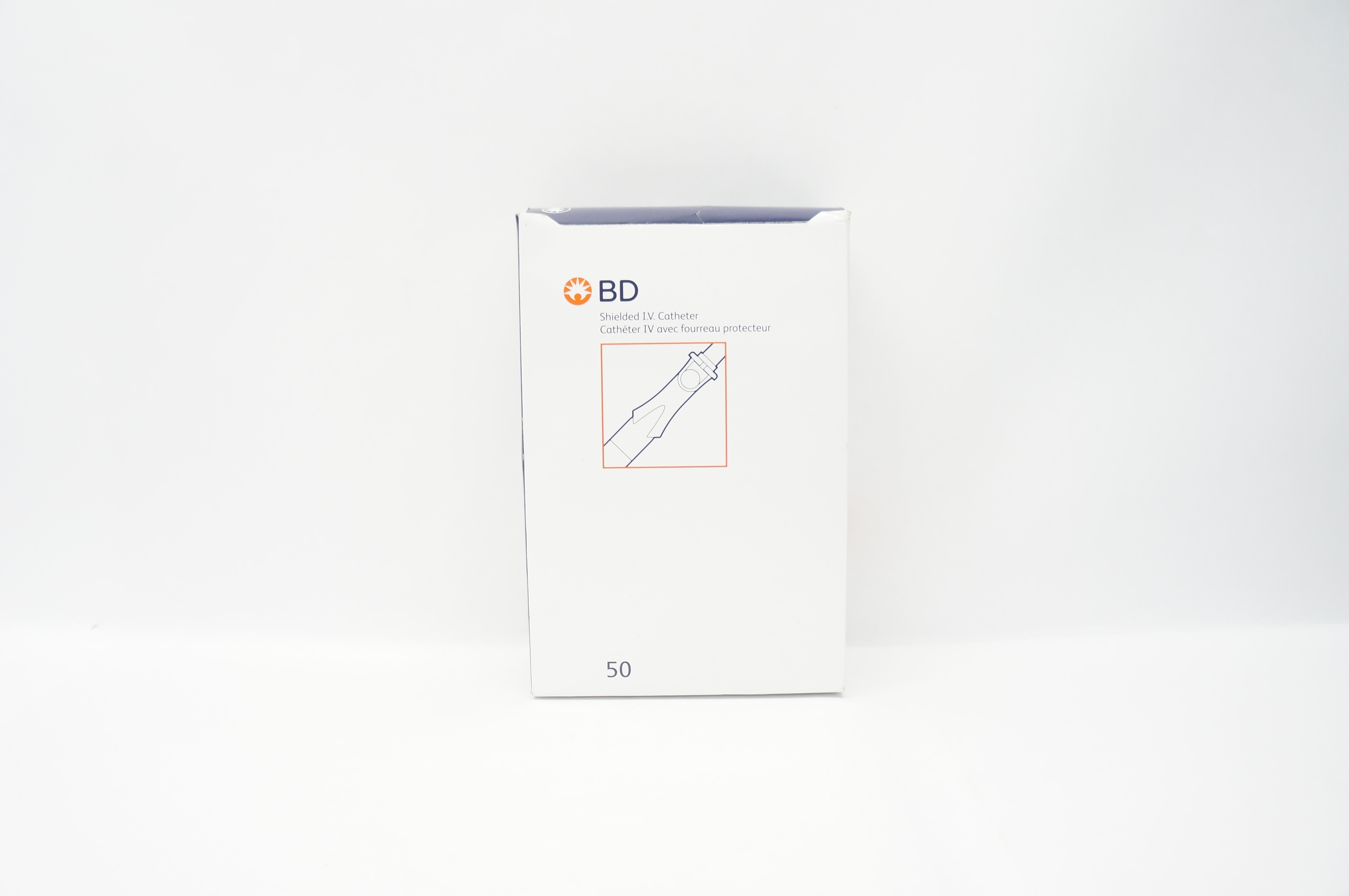 BD 381467 Insyte Autoguard Shielded I.V. Cath. 14GA x 1.75 inch - Box of 50
