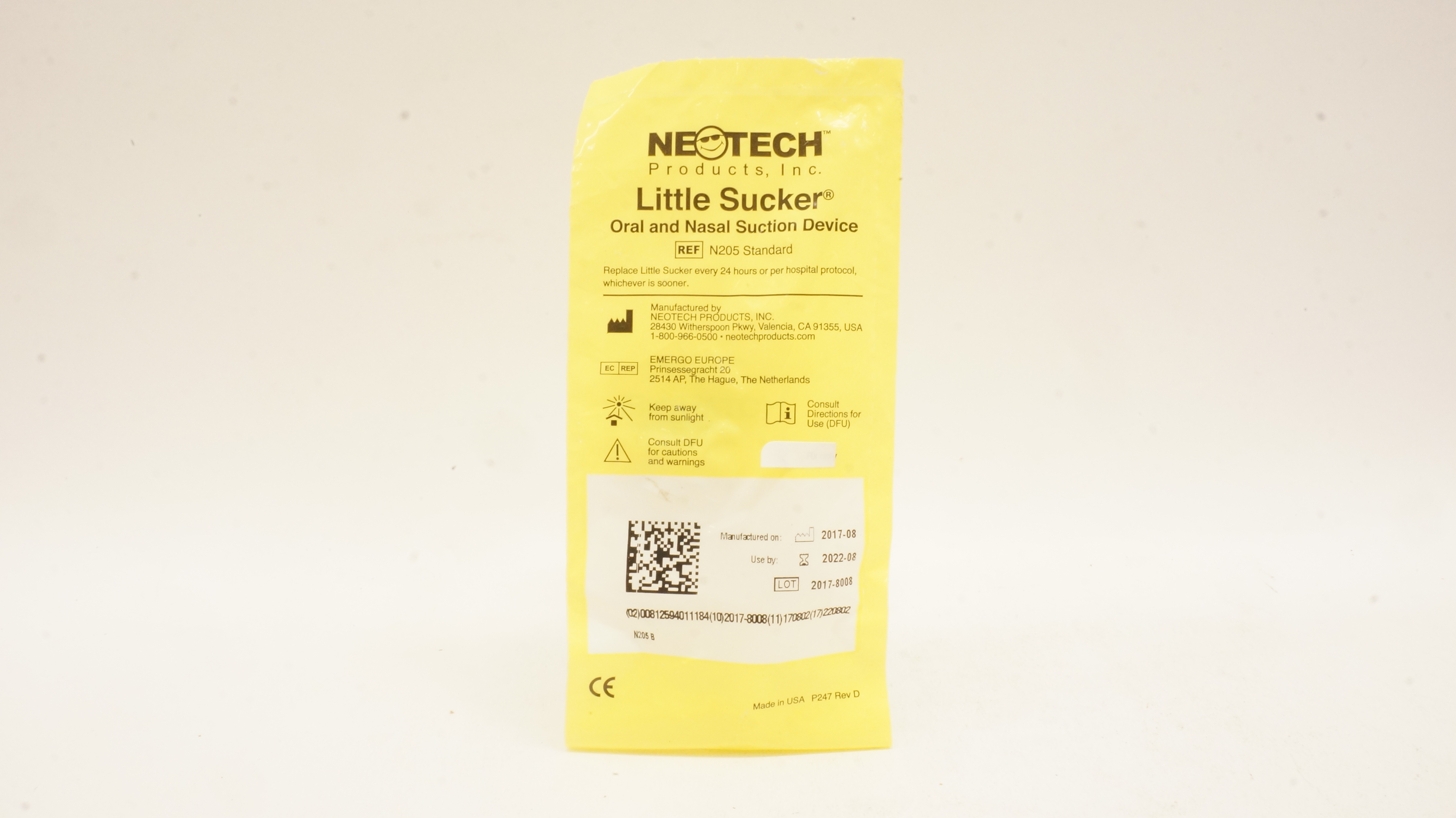 Neotech N205 Standard Little Sucker Oral and Nasal Suction Device