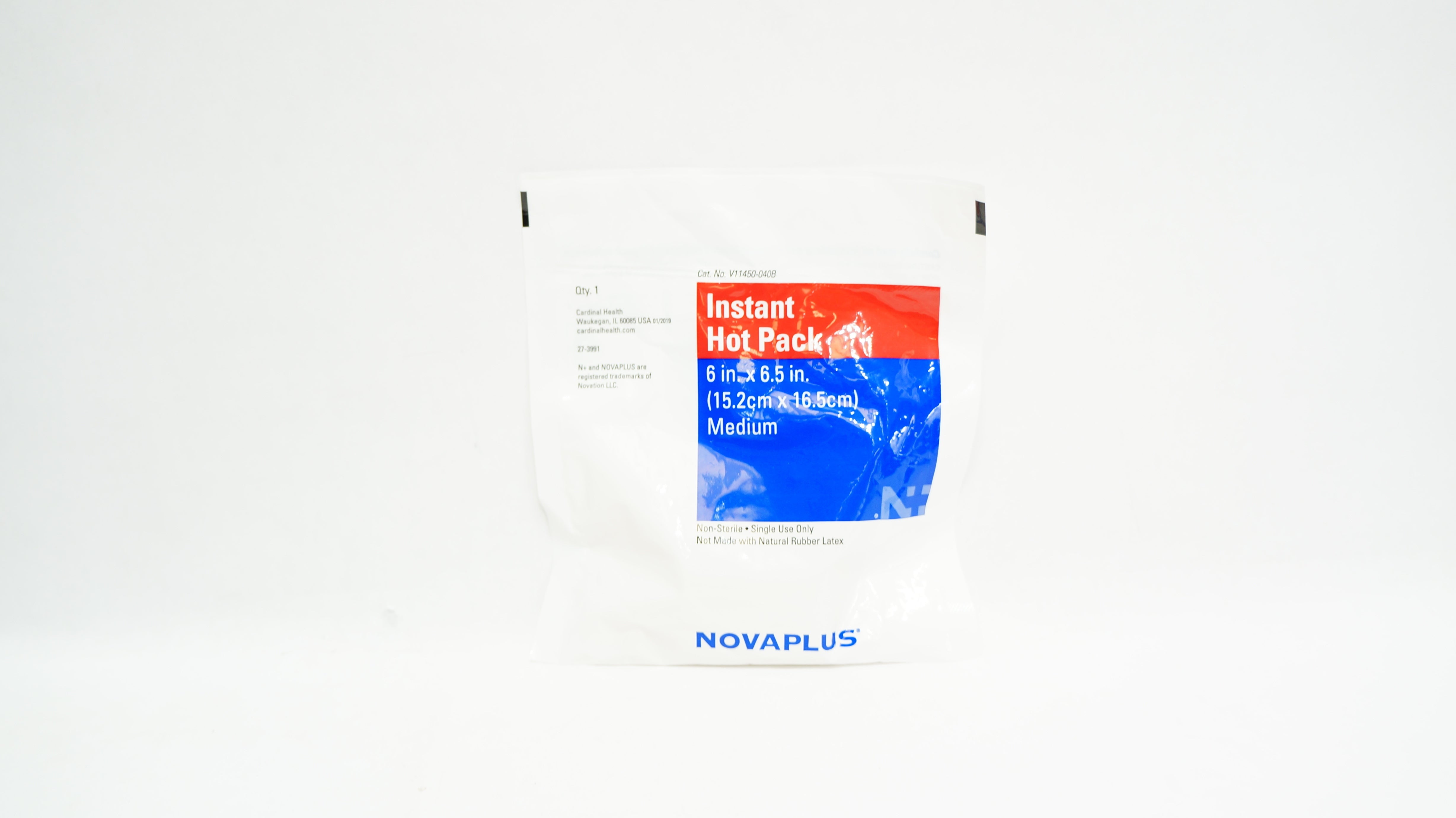 Cardinal Health V11450-040B Novaplus Instant Hot Pack, Medium 6inch x 6.5inch