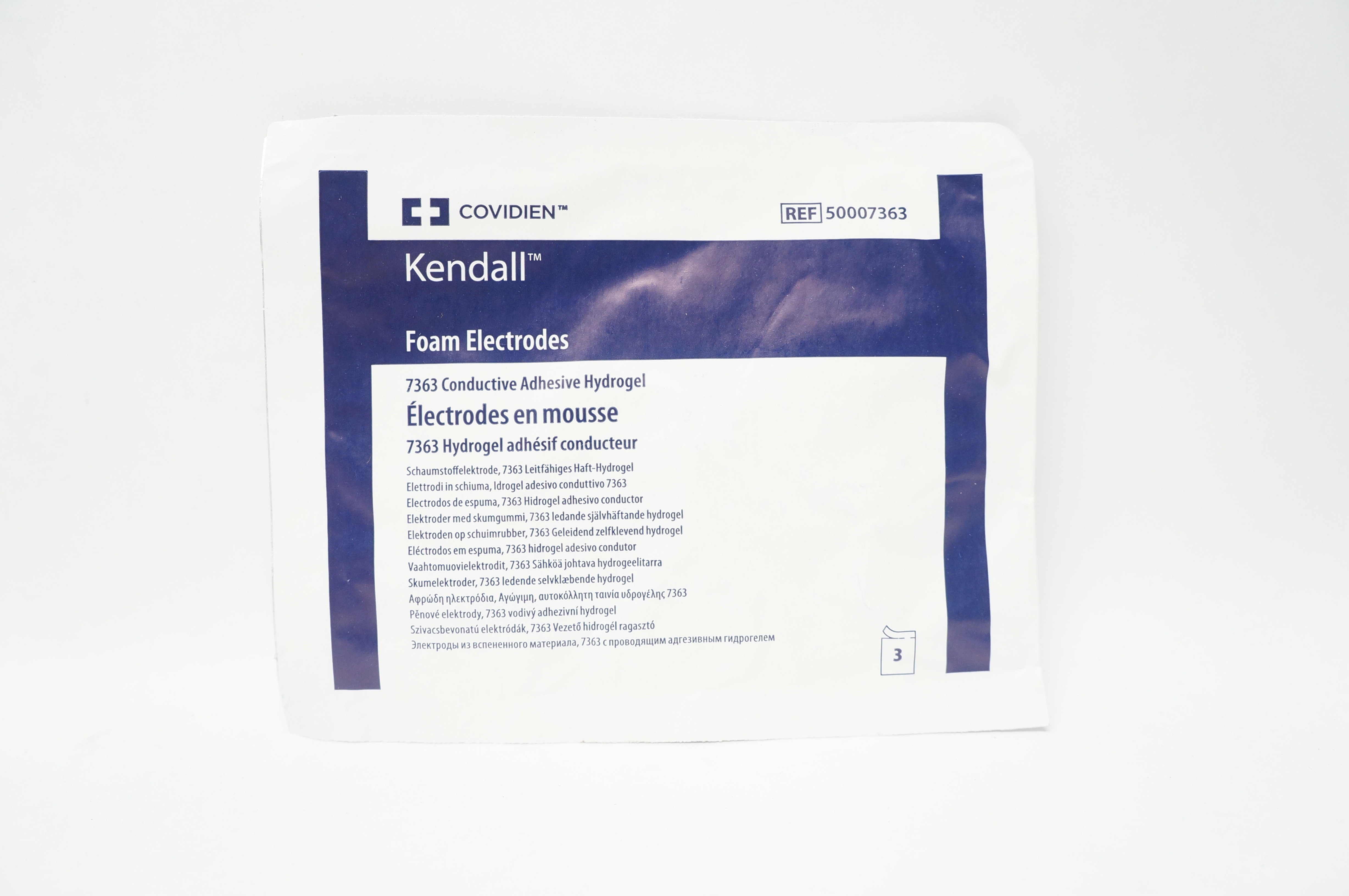 Covidien 50007363 Kendall Foam Electrodes - Pack of 3