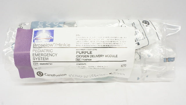 CareFusion 7700PAW Broselow/Hinkle PediatricSystem Oxygen Delivery Module Purple