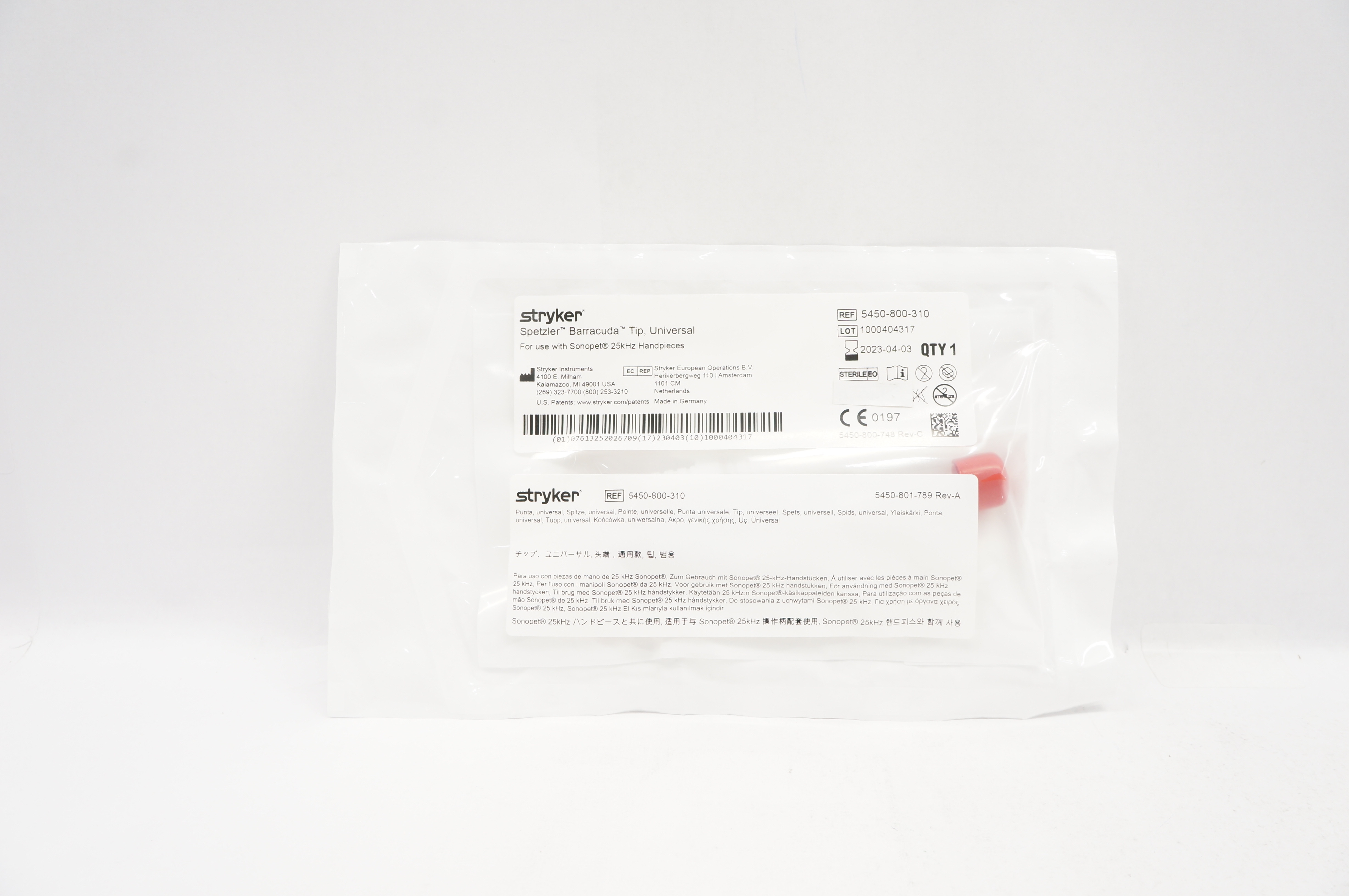 Stryker 5450-800-310 Spetzler Barracuda Tip Universal