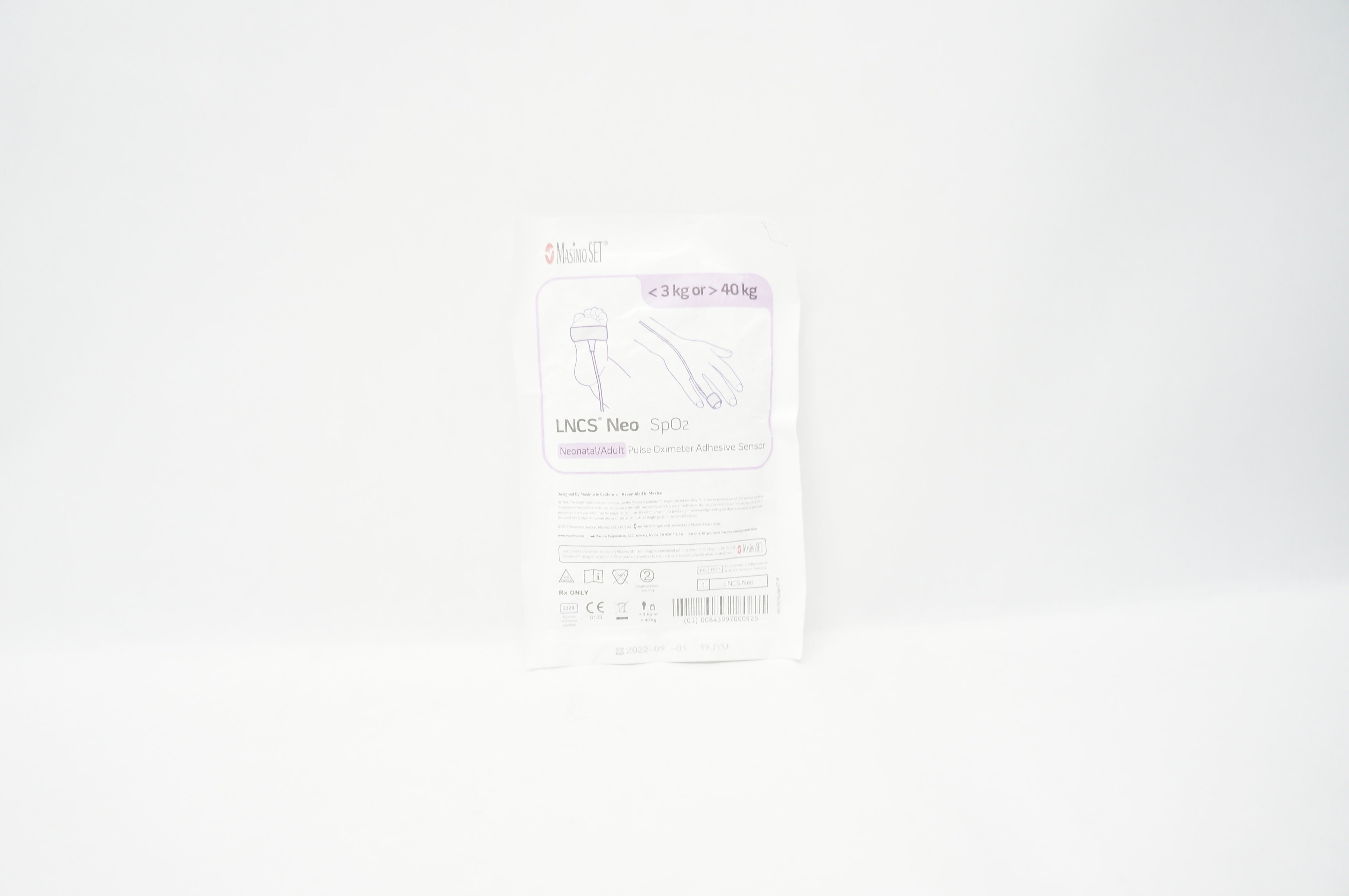 Masimo 2329 LNCS NEO Neonatal/Adult Pulse Oximeter Adhesive Sensor (x)