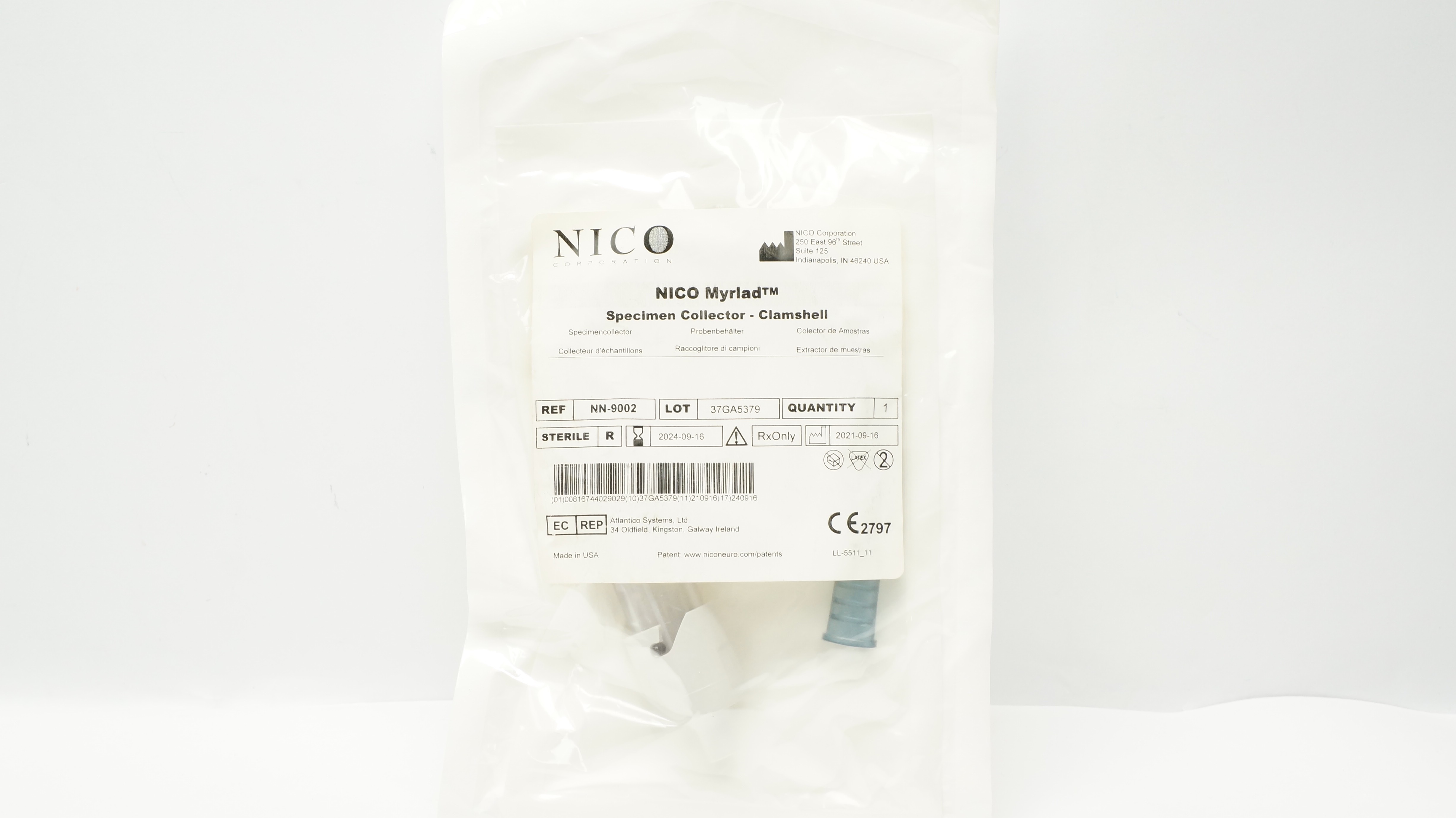 Nico NN-9002 Myrlad Specimen Collector-Clamshell (x)