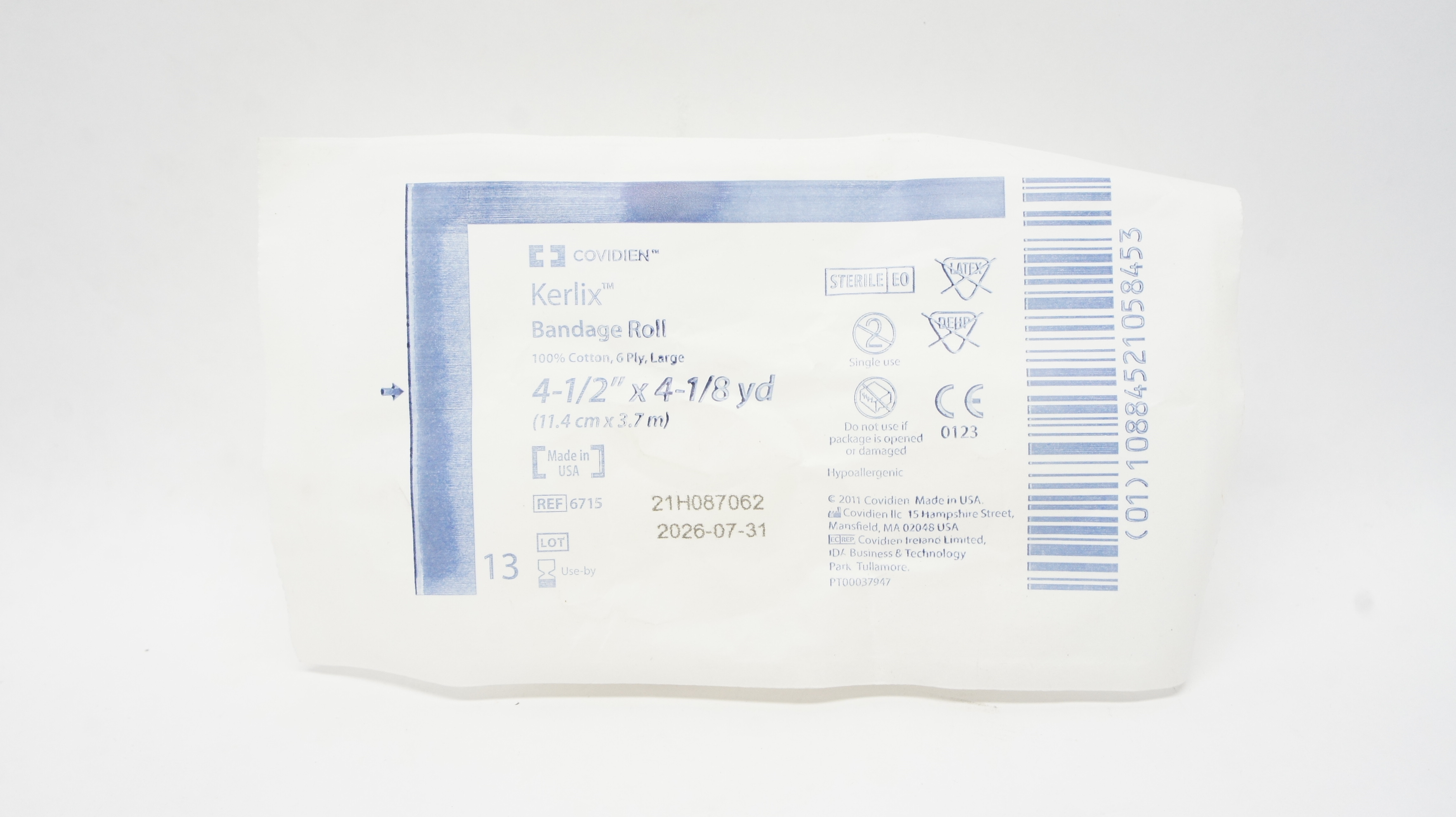 Covidien 6715 Kerlix Bandage Roll 6-Ply Large 4-1/2 inch x 4-1/8 yd