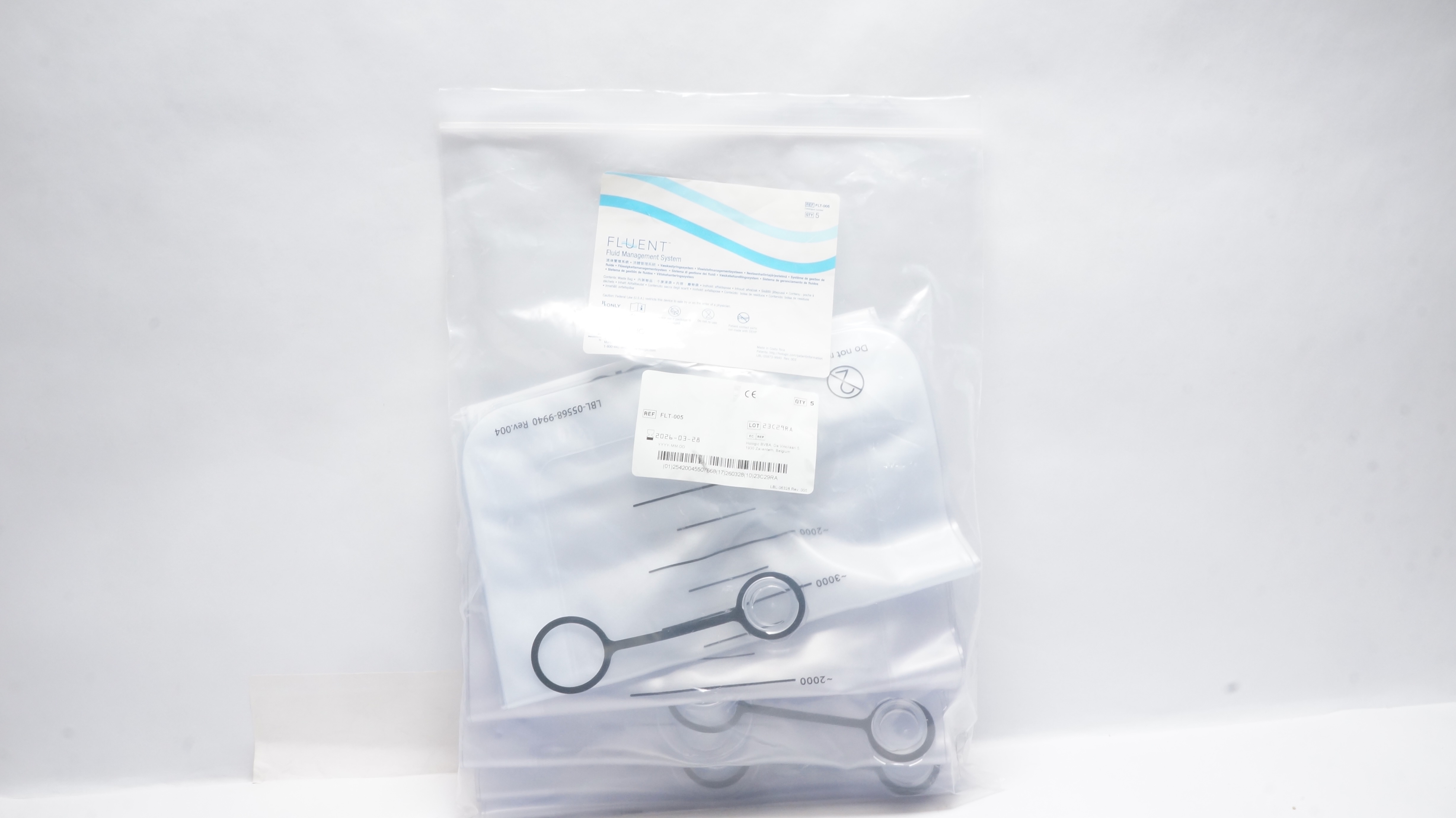 Hologic FLT005 Fluent Fluid Management System Waste Bag Pack of 4