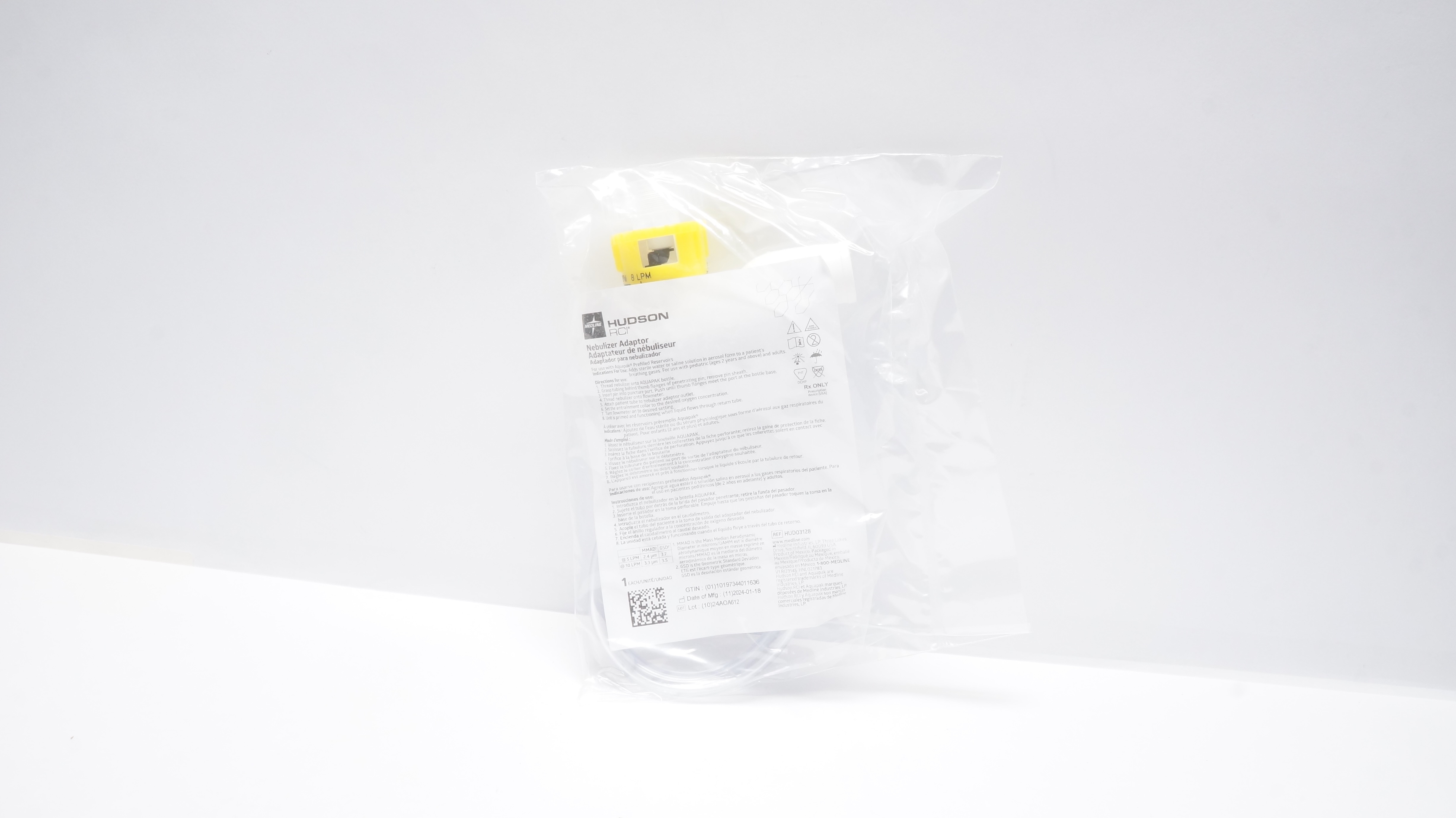 Medline HUD03128 Hudson RCI Nebulizer Adaptor