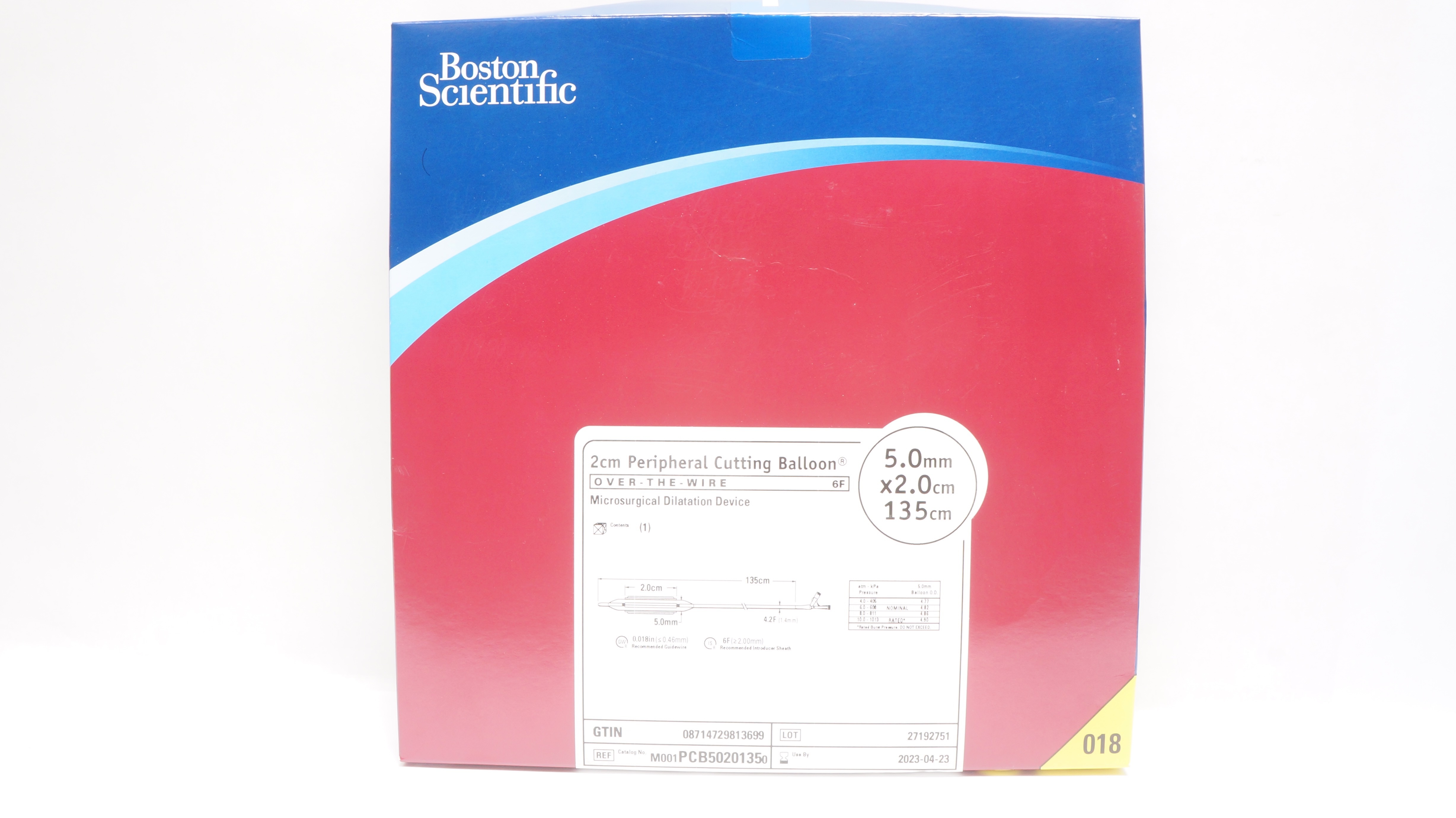 Boston Scientific PCB5020135 Peripheral Cutting Balloon, 5mm x 2cm x 135cm (x)