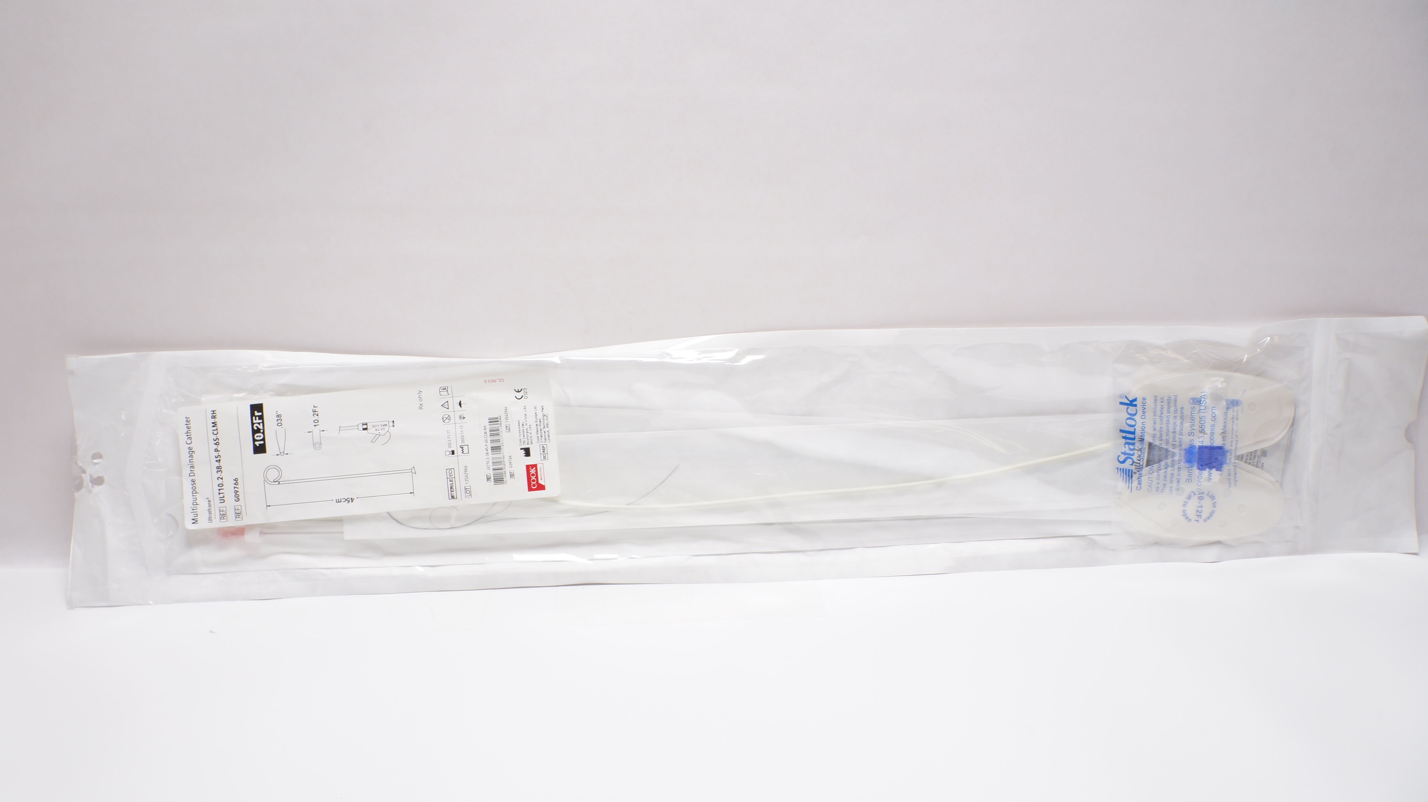 Cook Medical G09766 Multipurpose Drainage Cath. 10.2Fr x 038In x 45cm (x)