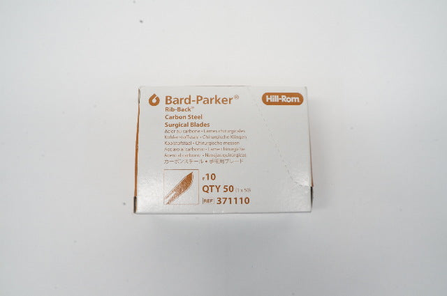 Bard-Parker 371110 Aspen Surgical Rib-Back Carbon Steel Surgical Blades #10