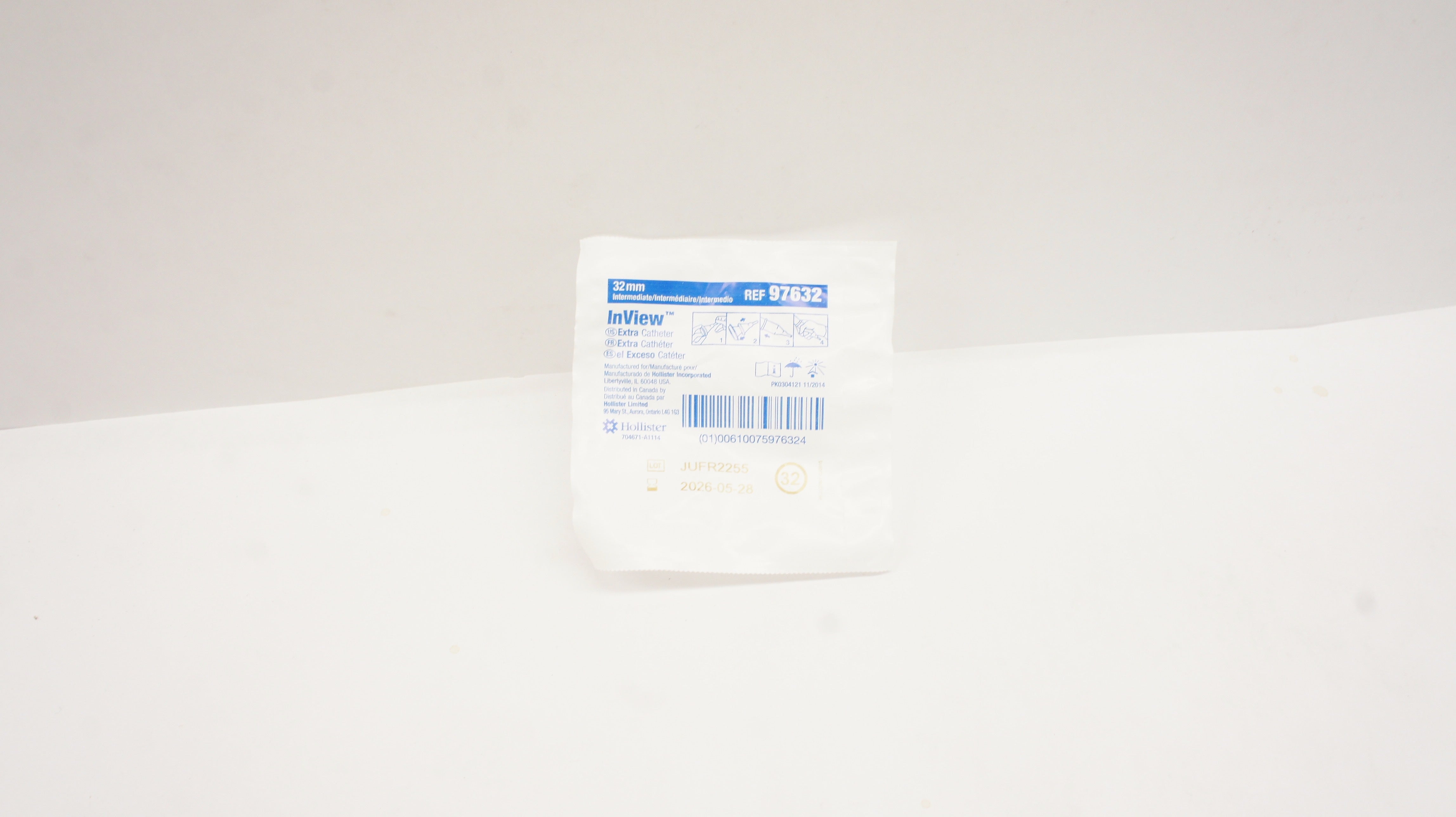 Hollister 97632 InView Extra Silicone Self-Adhesive Cath. 32mm