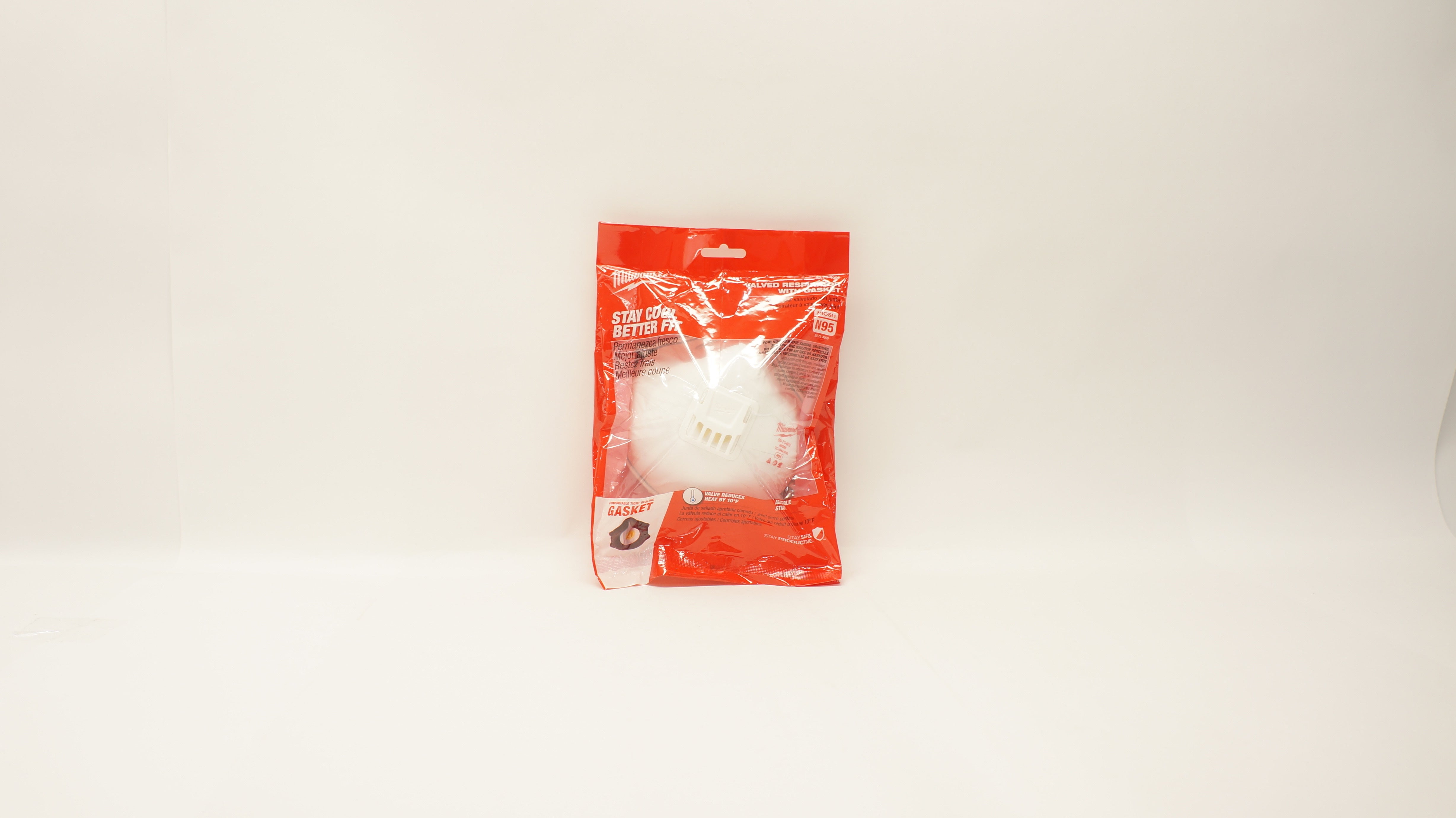MILWAUKEE TOOL 50-73-4000 Valved Respirator N95 with Gasket