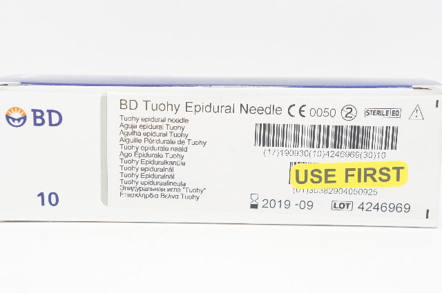 BD 405092 Becton Tuohy Epidural Ndle. 17G x 3.50inch - Box of 10 (x)