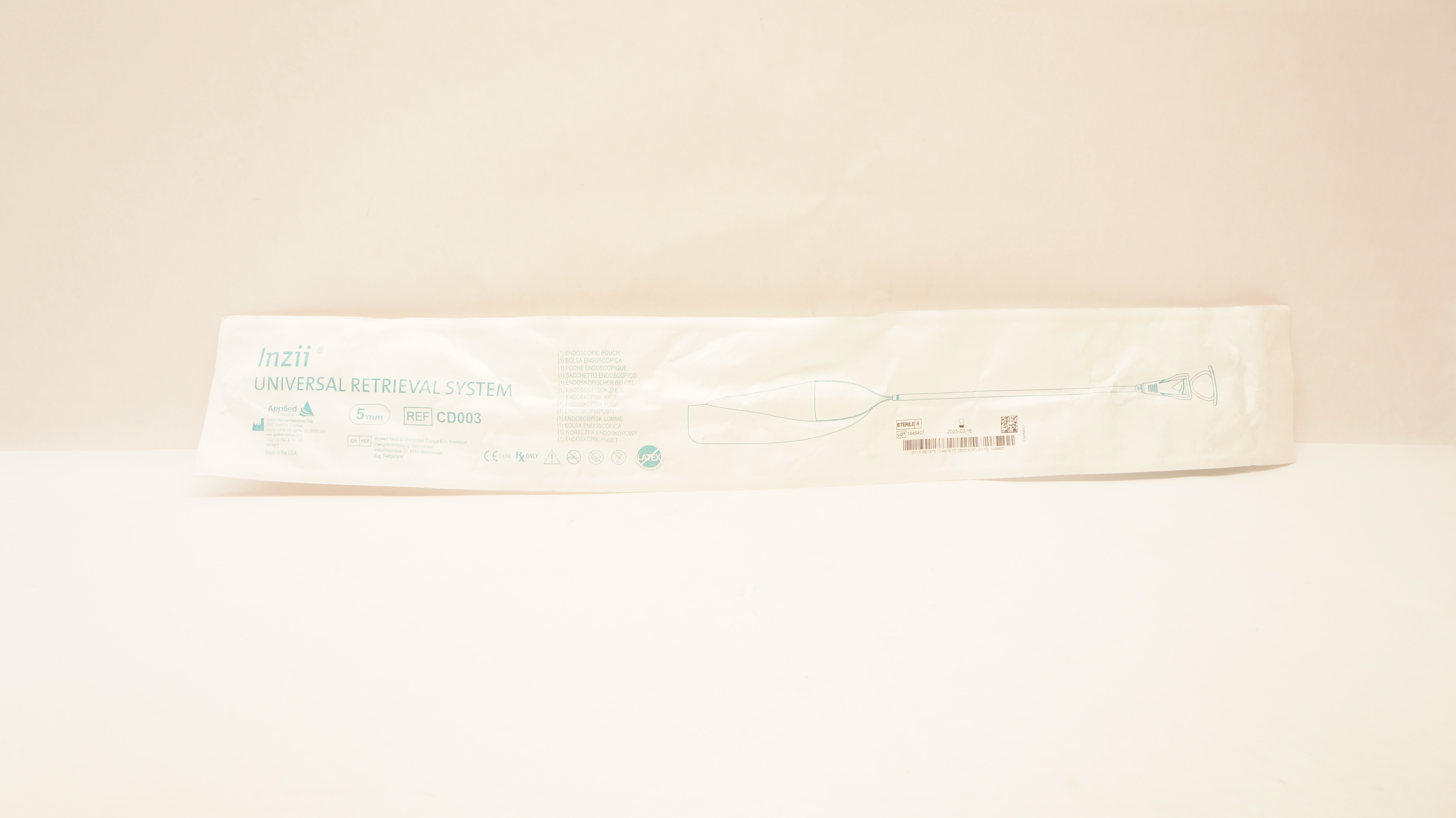 Applied Medical CD003 Inzii Universal Retrieval System, Endoscopic ...