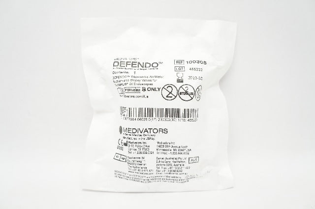 Medivators 100305 Defendo Disposable Air/Water, Suction And Biopsy Valve Kit