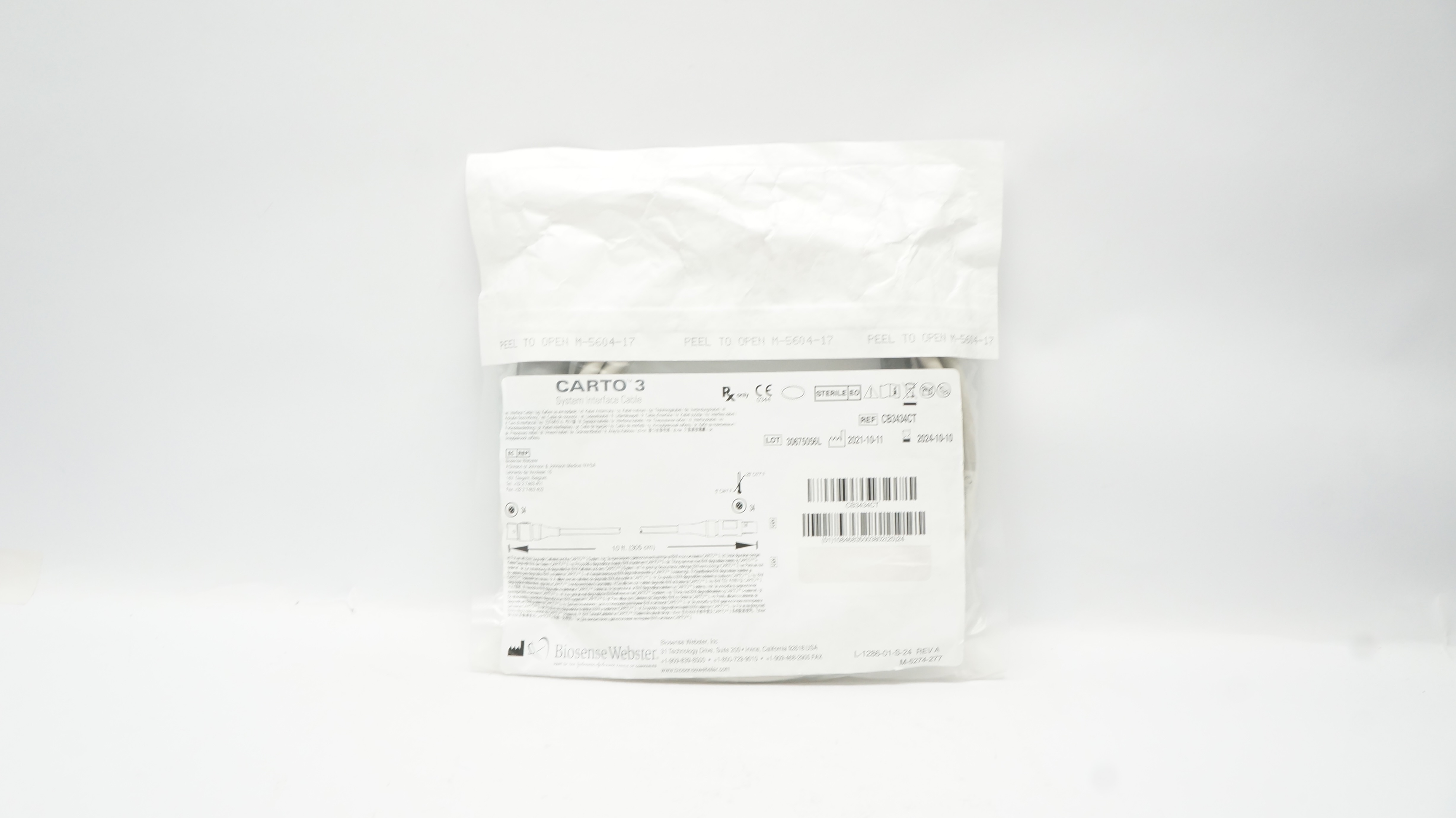 Biosense Webster CB3434CT Carto 3 System Interface Cable 10Ft. (x)