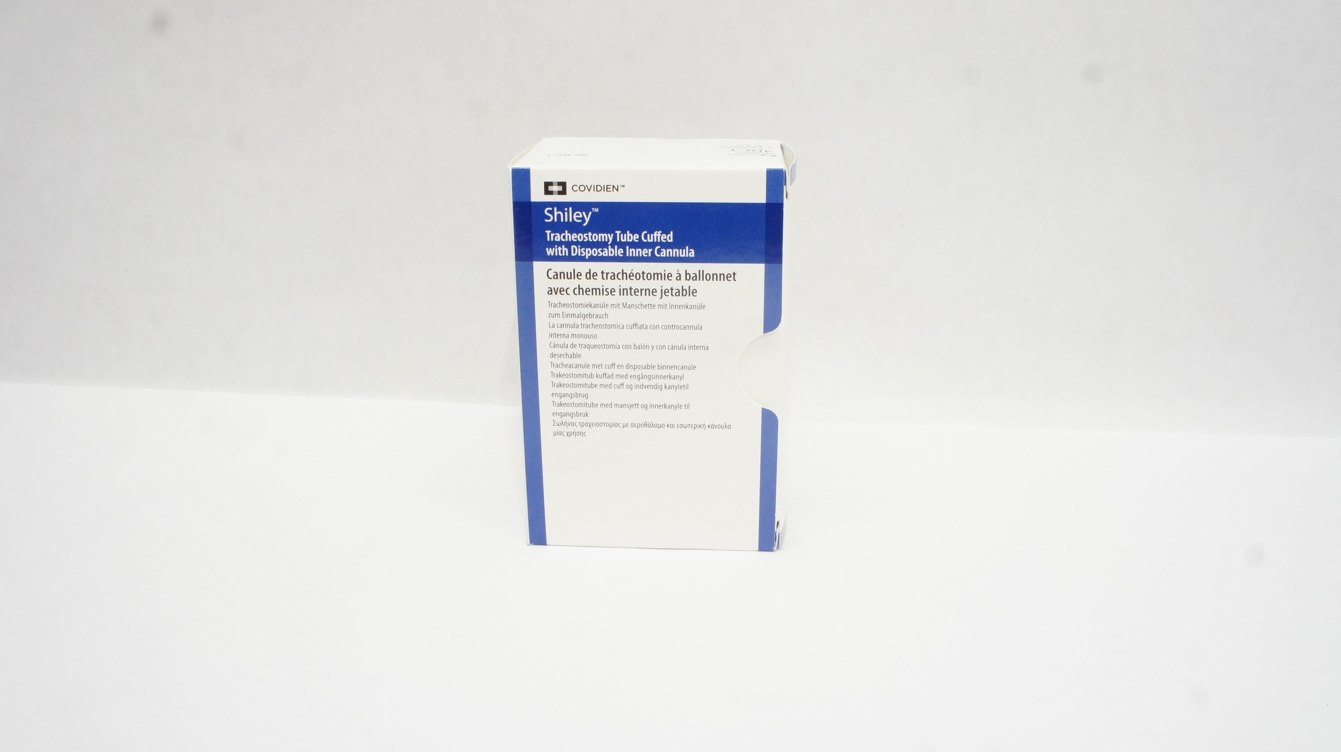 Covidien 4DCT Shiley Tracheostomy Tube w/Inner Cannula 5.0 x 9.4 x 20 x 62mm