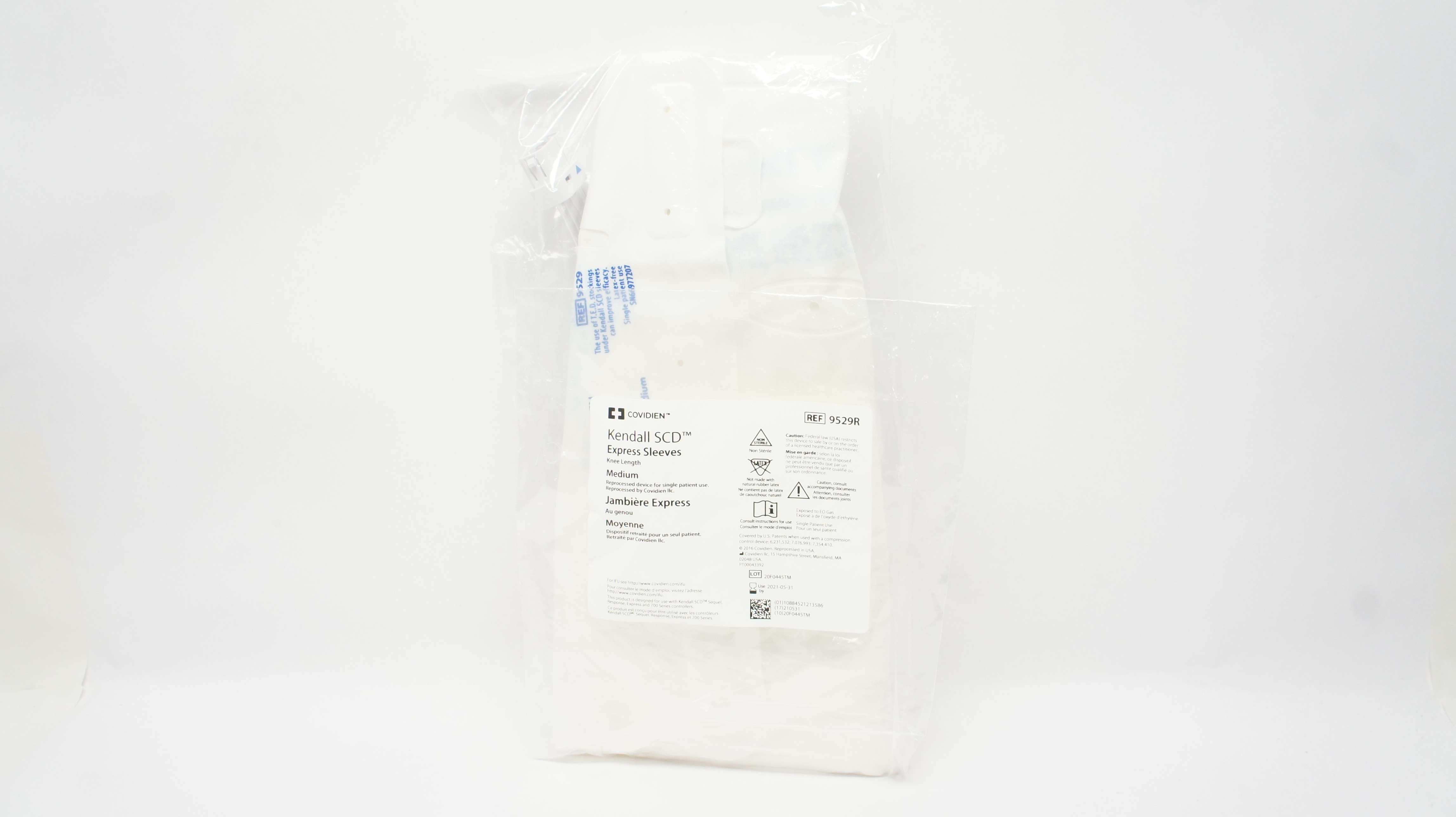 Covidien 9529R Kendall SCD Express Sleeves, Knee Length, Medium (x)