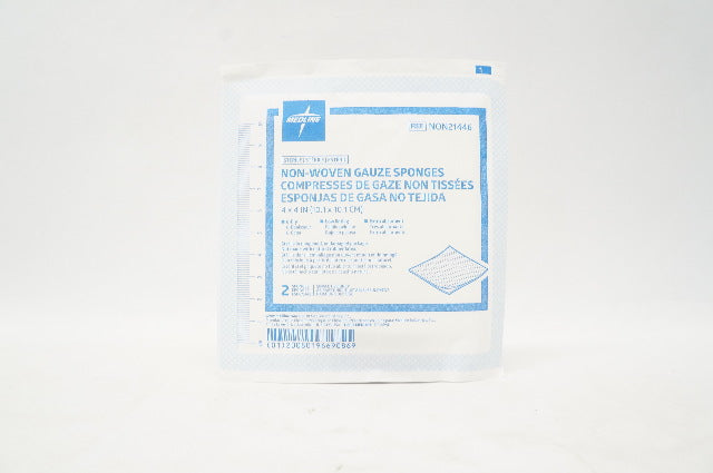 Medline NON21446 Non-Woven Gauze Sponges 6-Ply 4 x 4inch -Pack of 2