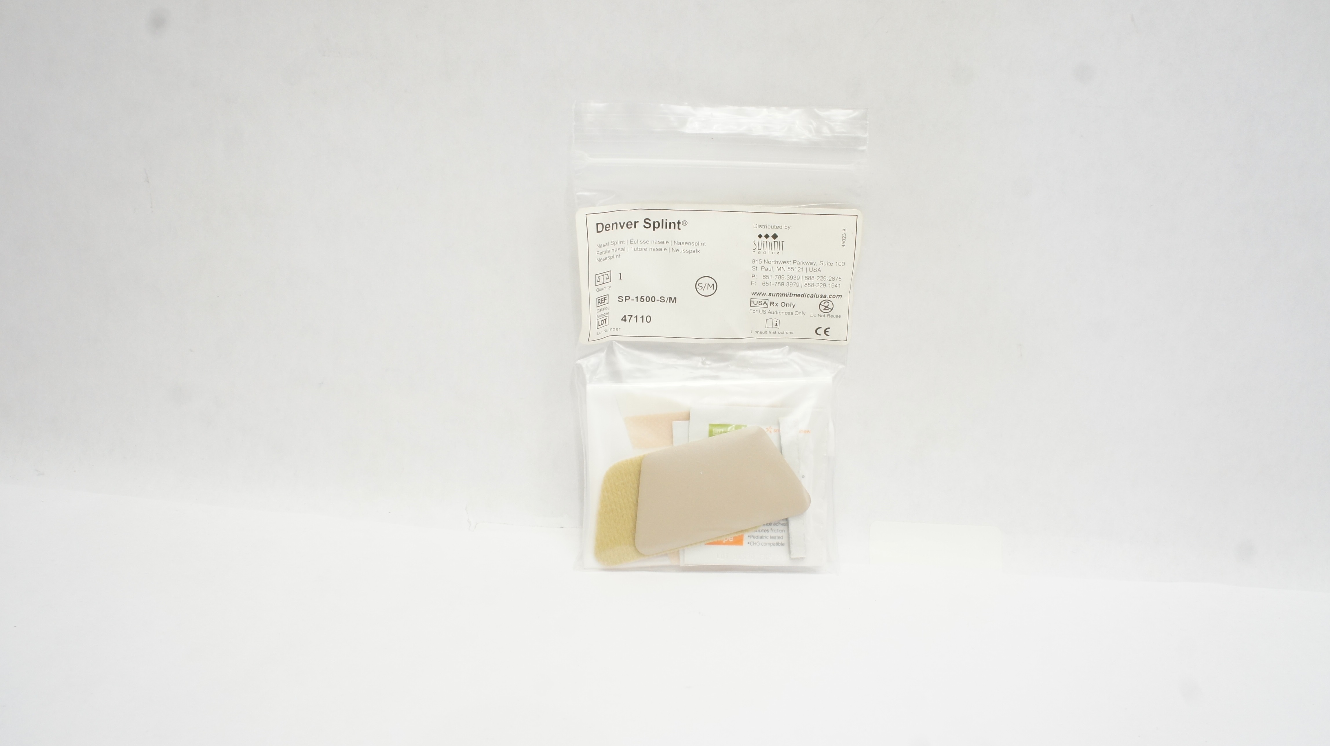 Summit Medical SP-1500-S/M Denver Splint, Nasal