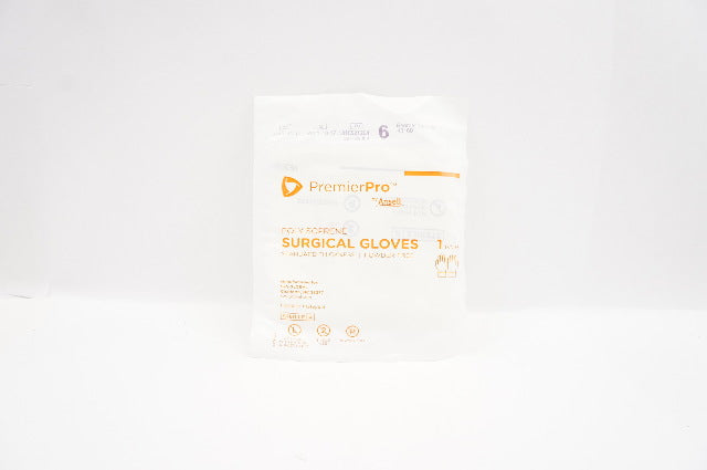 Ansell 43160 PremierPro Polyisoprene Ortho Surgical Gloves Size 6 (x)