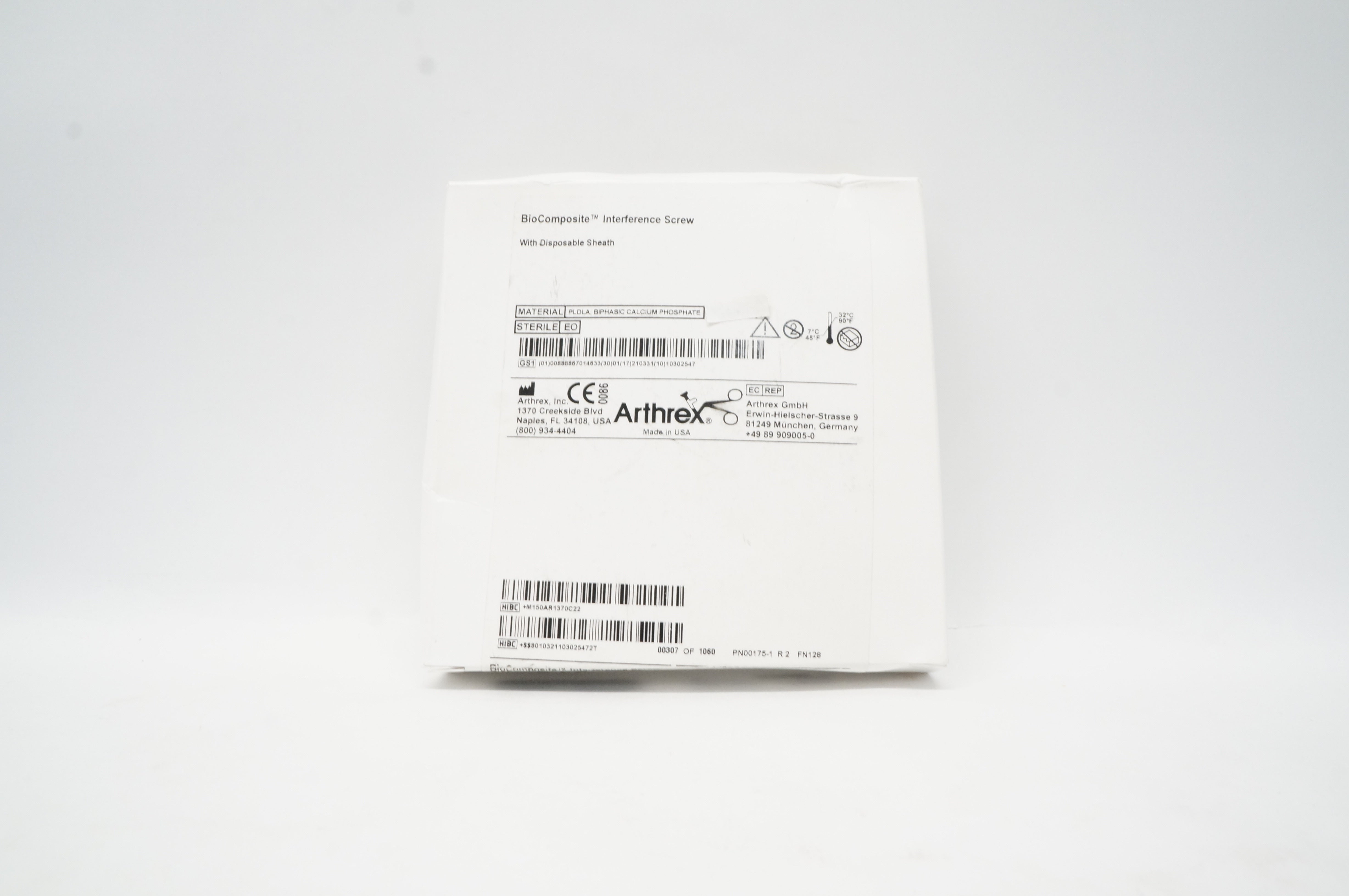 Arthrex AR-1370C BioComposite Interference Screw 7 x 23mm (x)