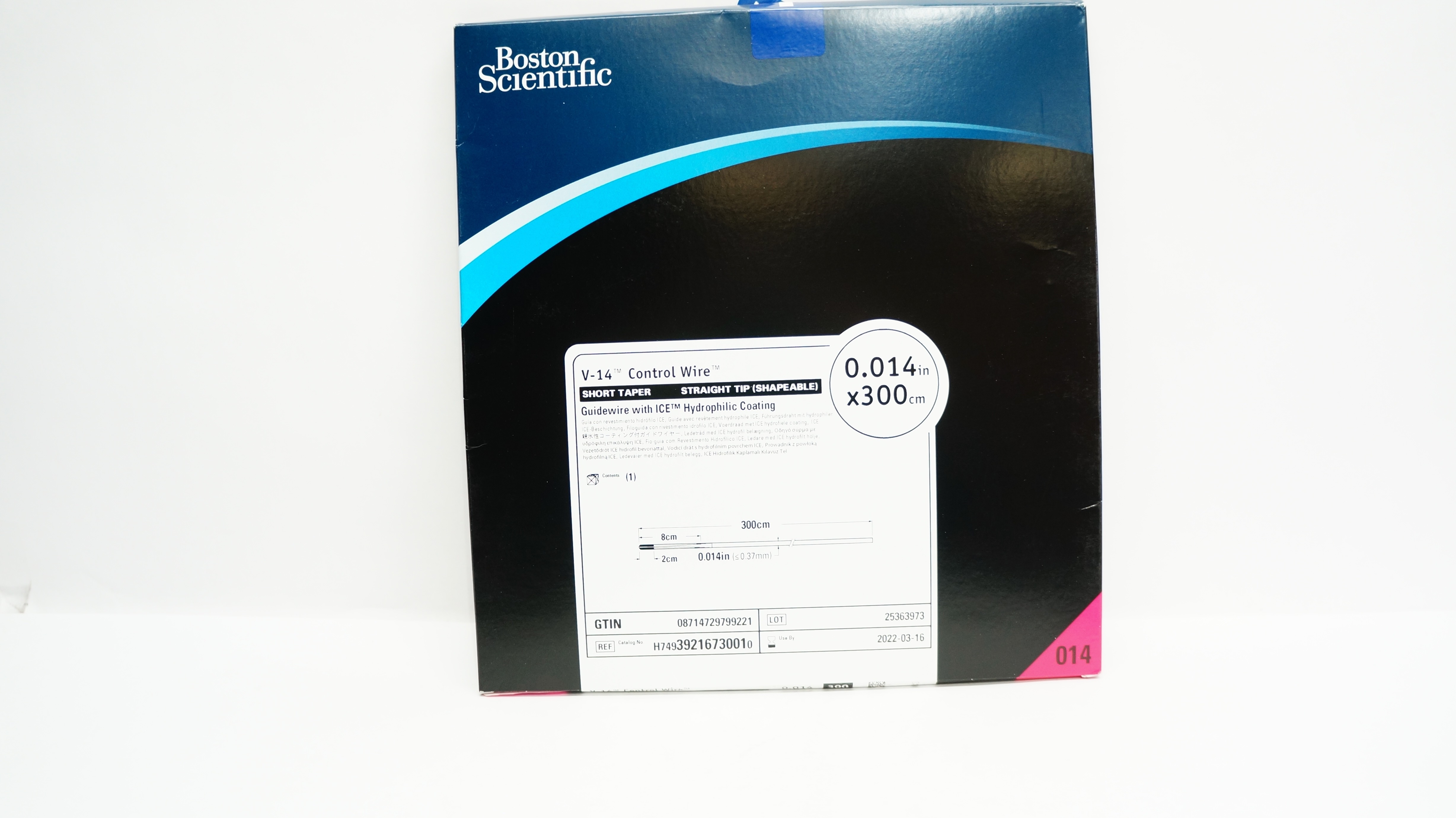 Boston Scientific 3921673001 V-14 Control Wire 0.014inch x 300cm (x)