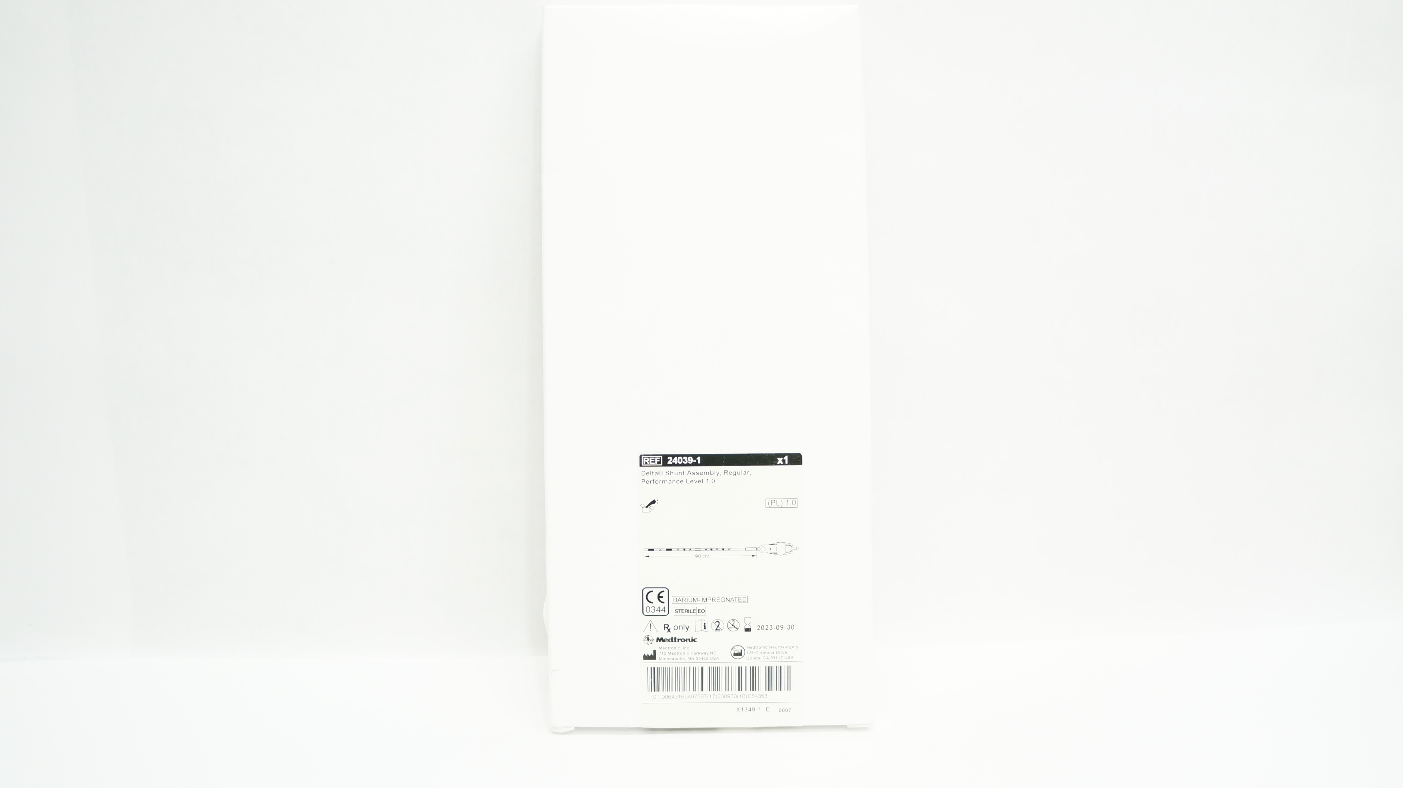 Medtronic 240391 Delta Shunt Assembly, Regular, Performance Level 1.0 (x)