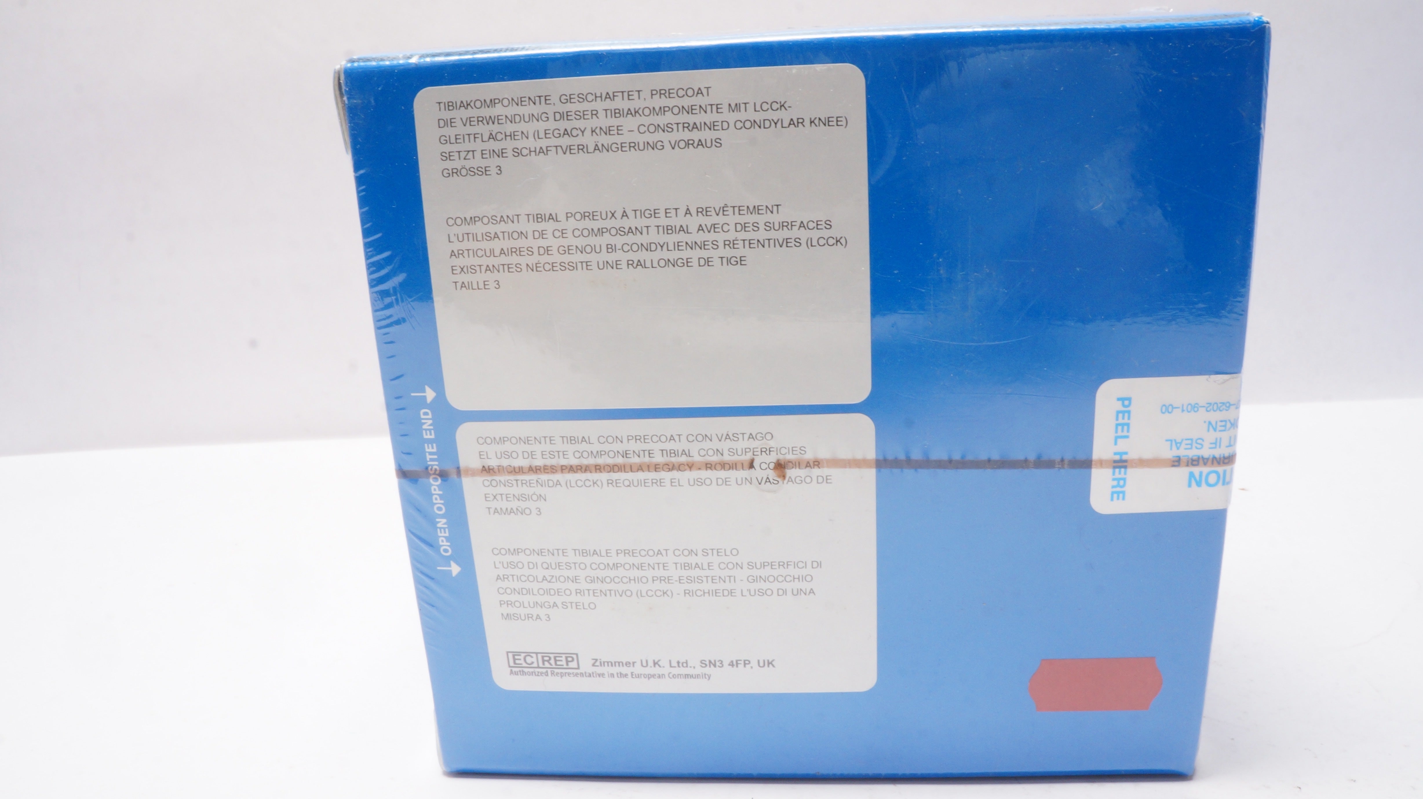 Zimmer 5980-37-01 NexGen Complete Knee Solution,Tibial Component