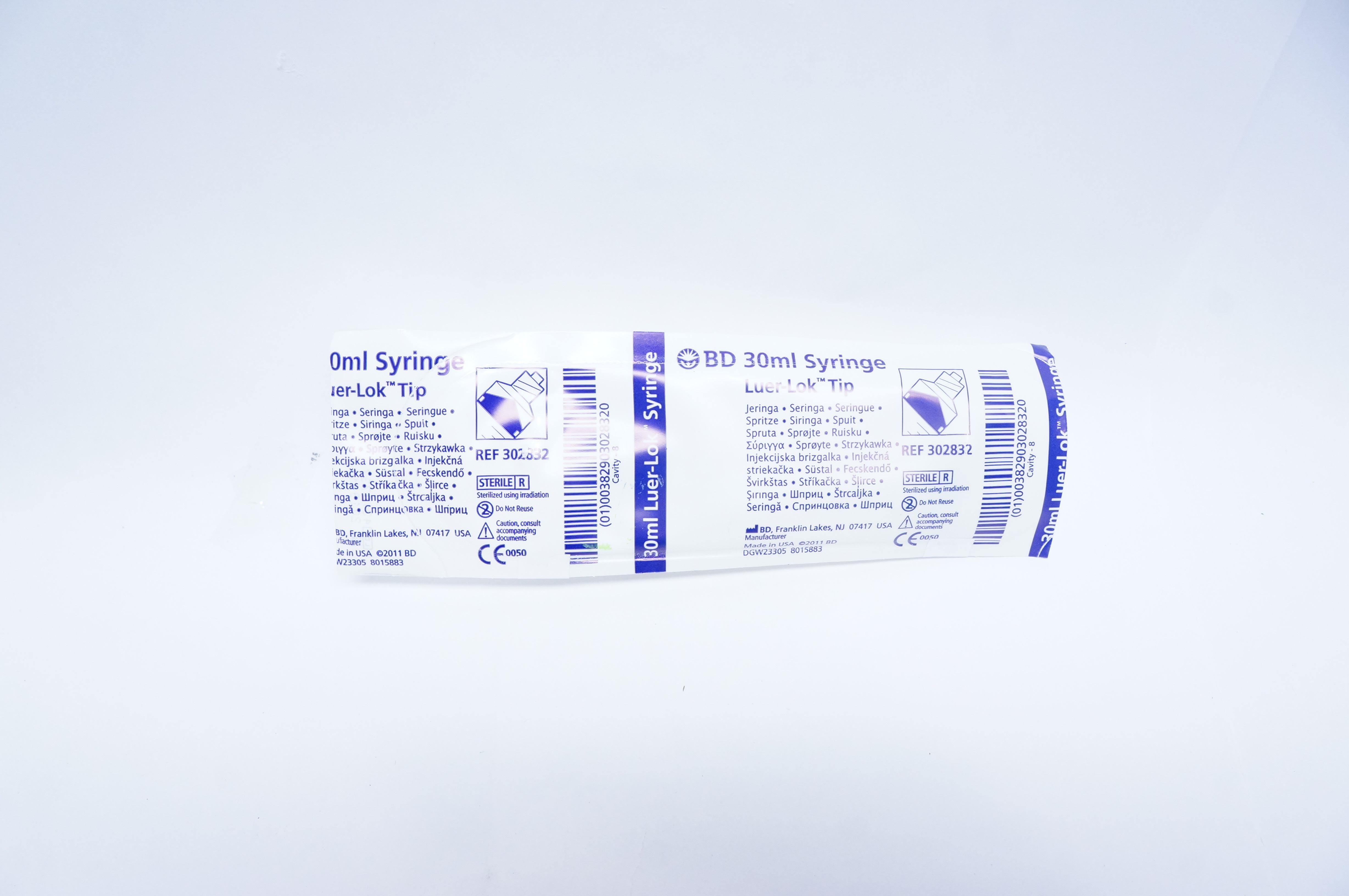 BD 302832 Luer-Lok Tip Syringe 30ml (x)