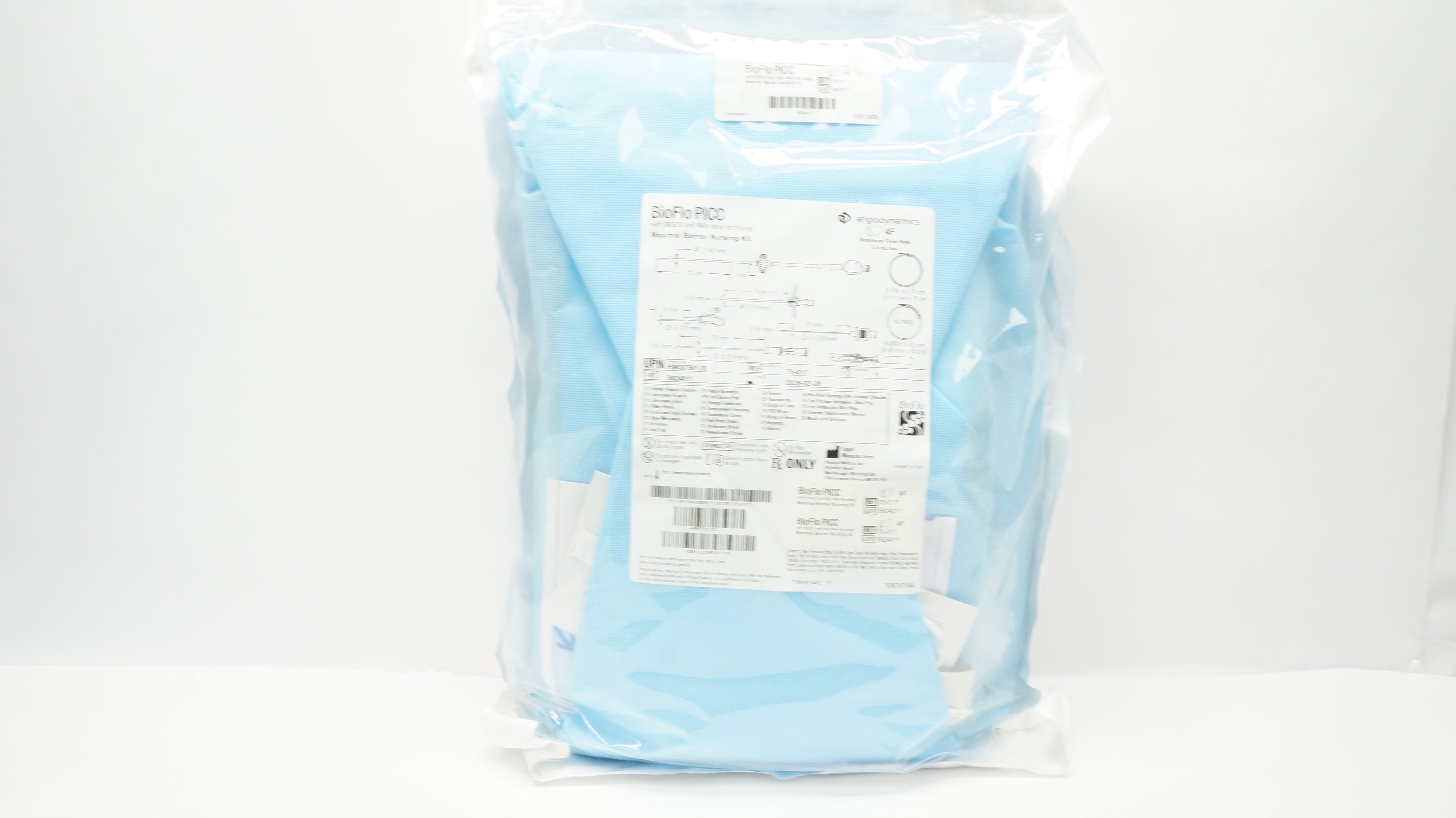 Navilyst 75017 Angiodynamics BioFlo PICC Maximal Barrier Nursing Kit 4F